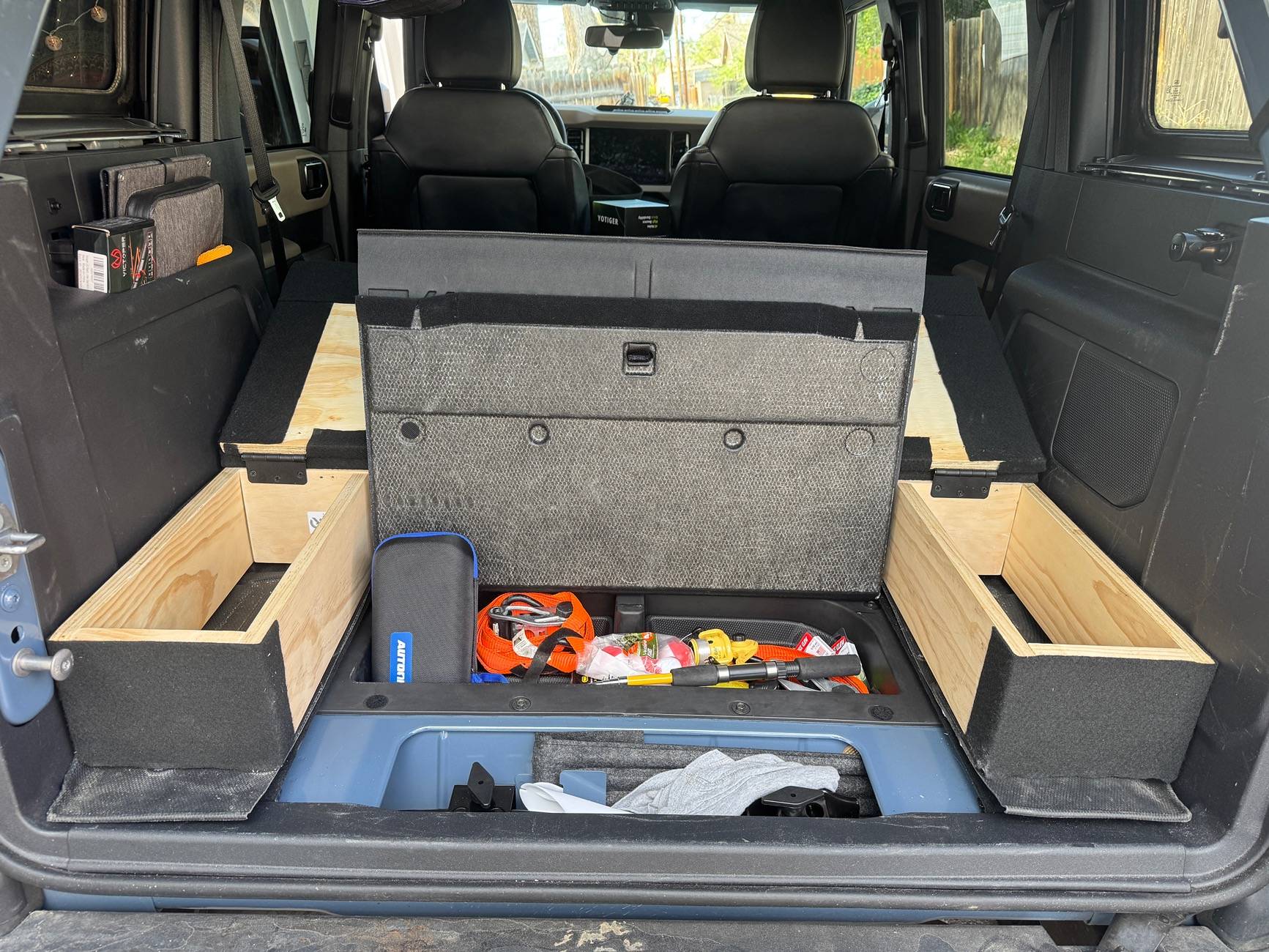 Ford Bronco Cargo Area Bed Platform with Storage (for my 4-Door Bronco)! IMG_7066