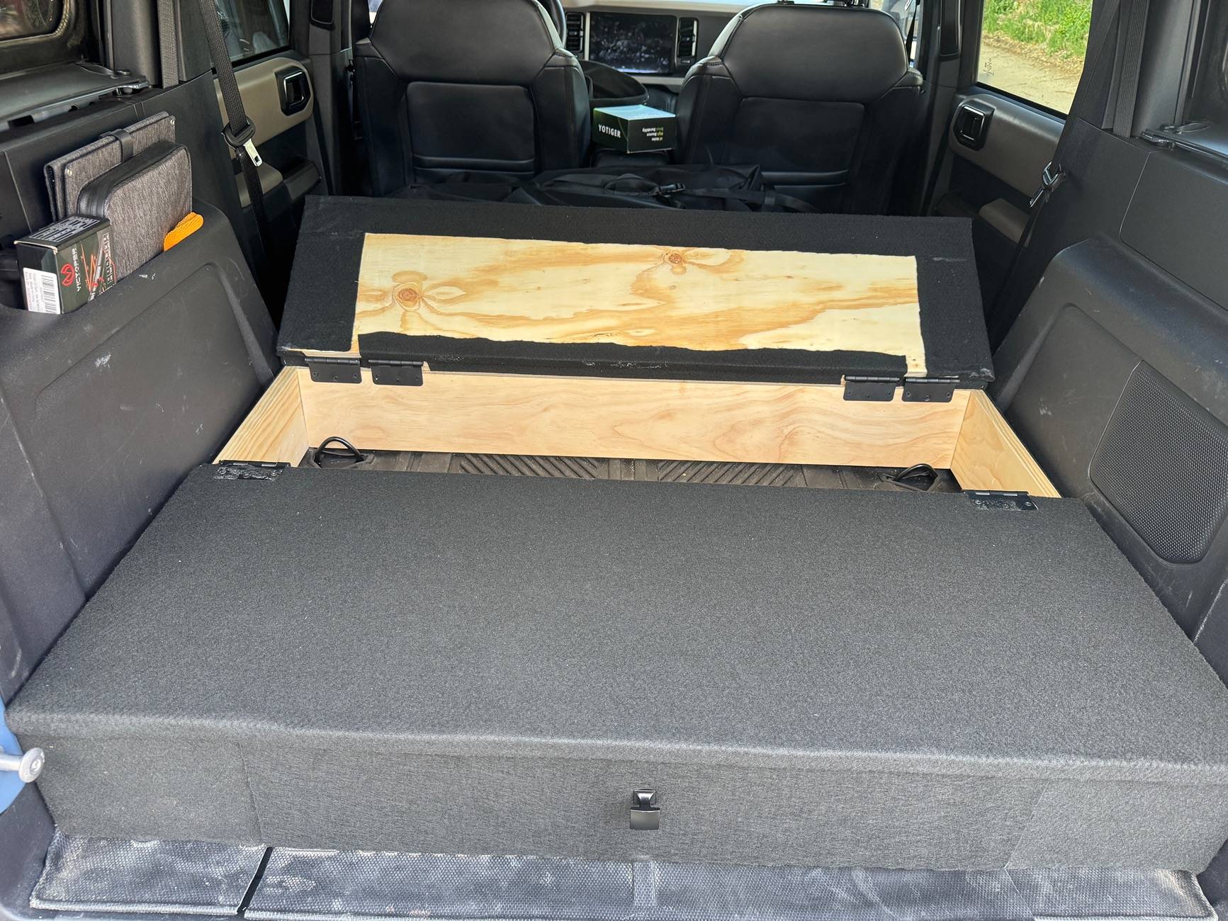 Ford Bronco Cargo Area Bed Platform with Storage (for my 4-Door Bronco)! IMG_7067