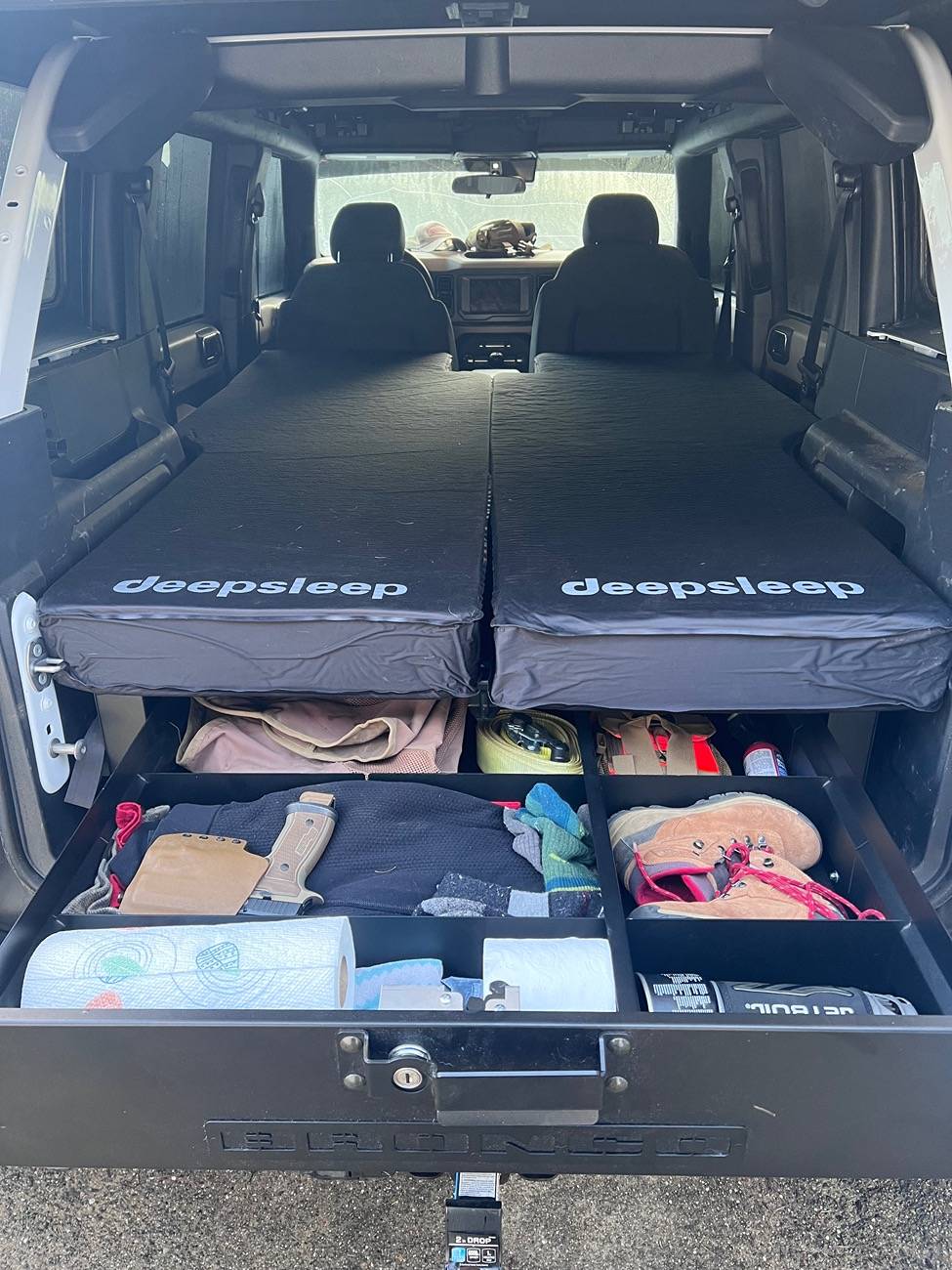 Ford Bronco Cargo Area Bed Platform with Storage (for my 4-Door Bronco)! IMG_4819