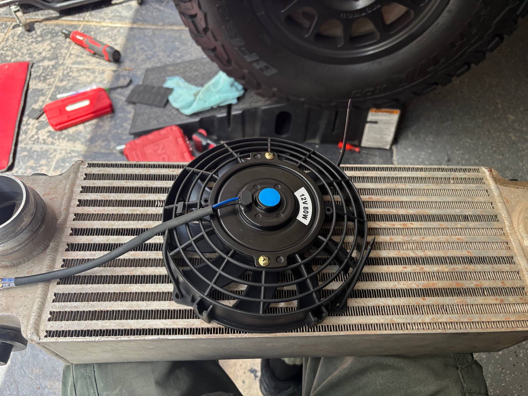 Ford Bronco Intercooler - cooled IMG_1031