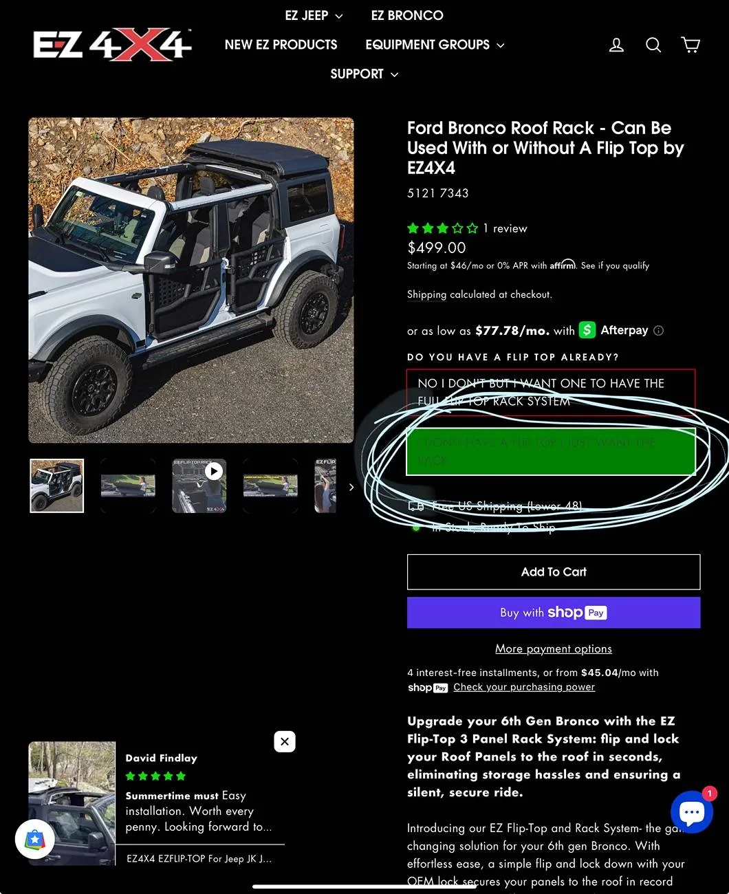 EZ 4x4 rack installed | Bronco6G - 2021+ Ford Bronco & Bronco Raptor ...