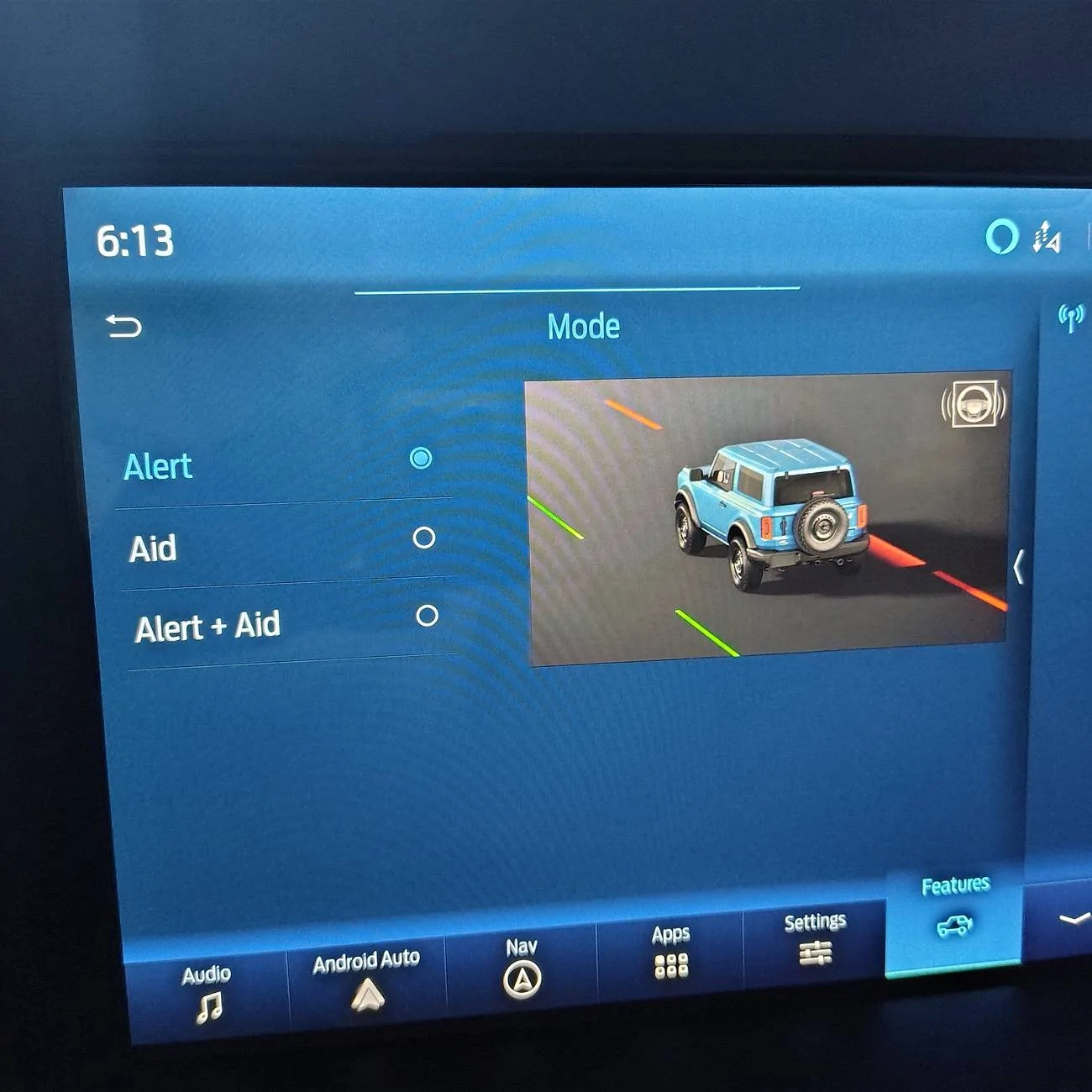 Ford Bronco Lane assist feature 1000003902