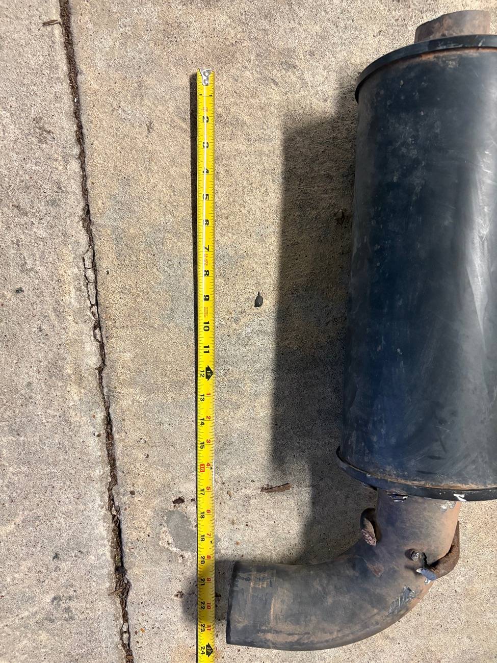 Ford Bronco Roush Muffler 2.7L IMG_1044