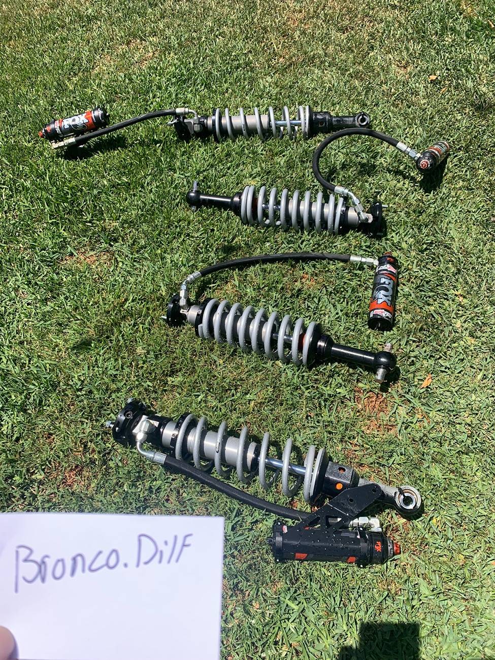 Ford Bronco Fox 2.5 Performance Elite Series Coilover Shock Package, DSC IMG_8685