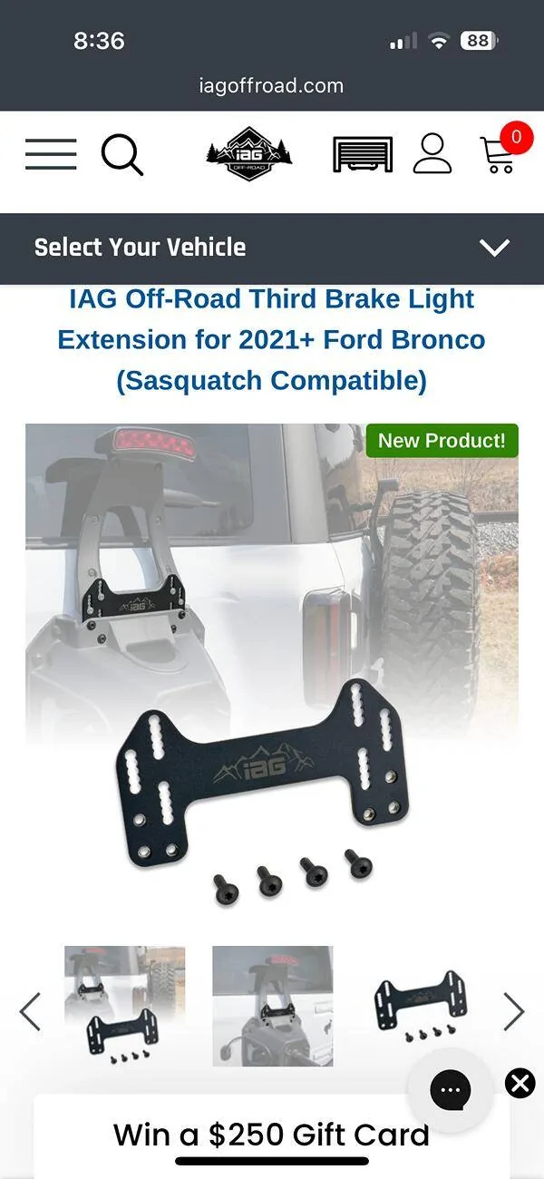 Ford Bronco 33 inch spare tire on Big Bend IMG_1944