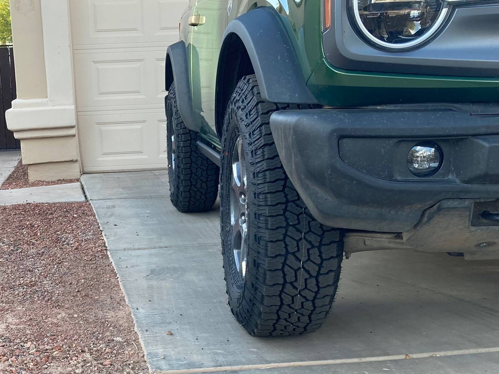 Ford Bronco 33 inch spare tire on Big Bend IMG_0318