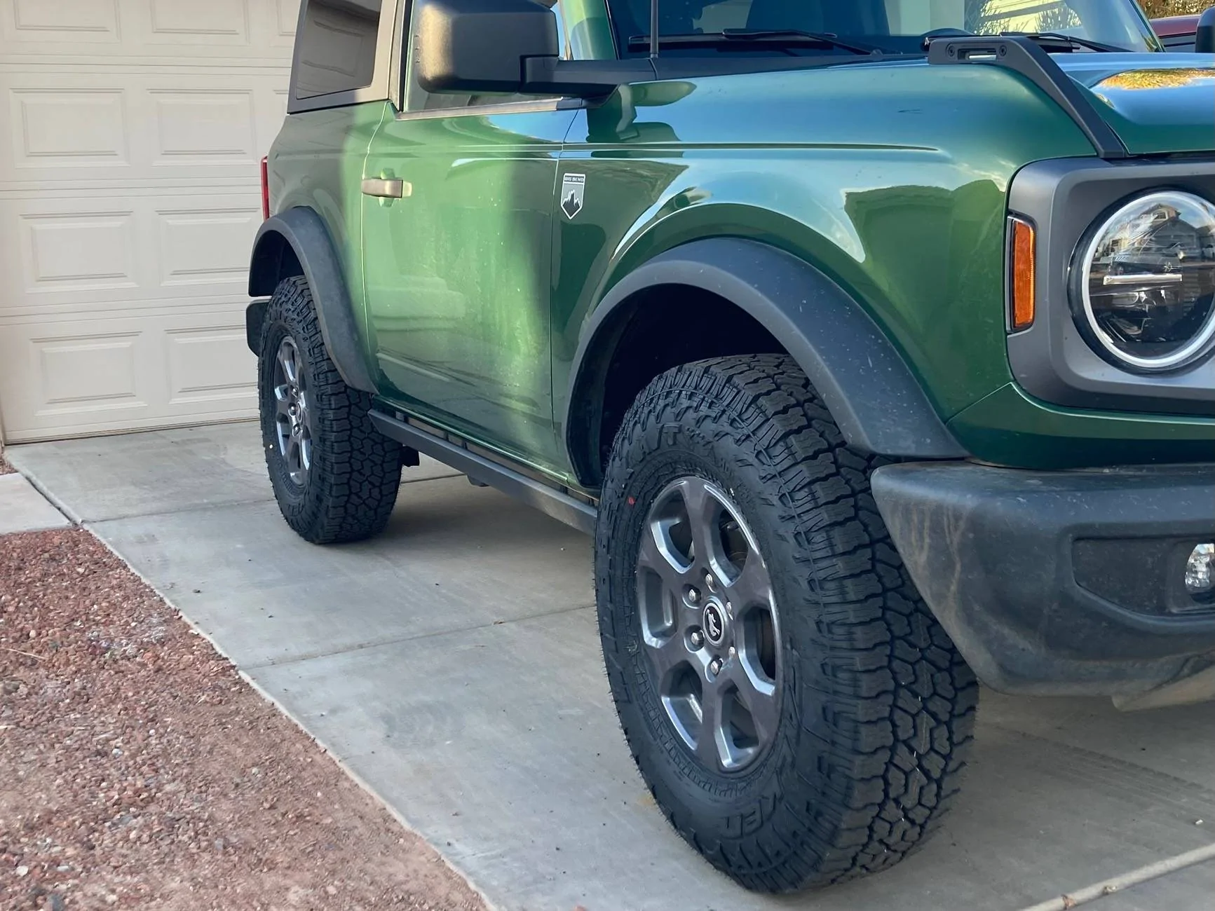 Ford Bronco 33 inch spare tire on Big Bend IMG_0317