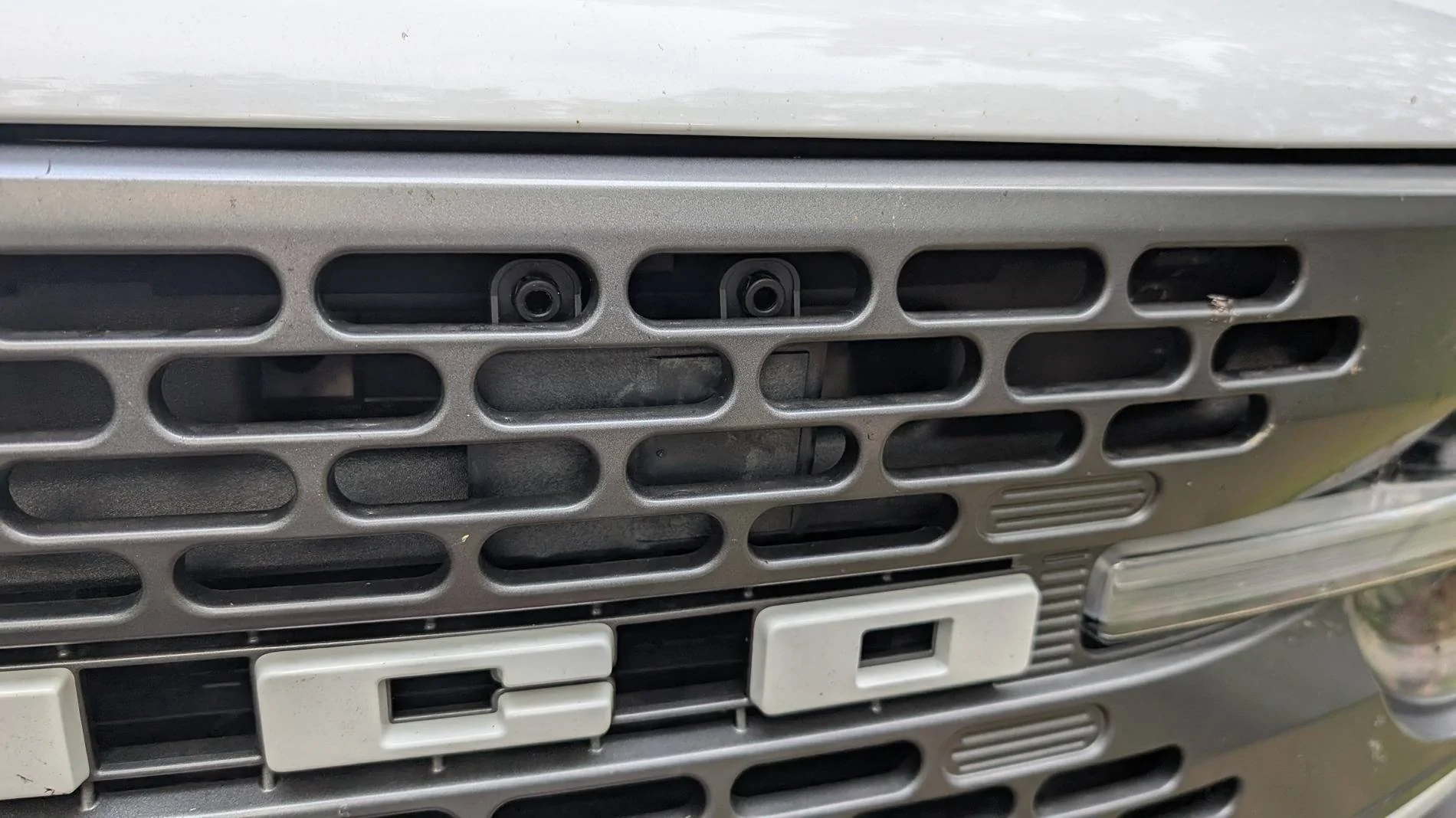 Ford Bronco ACC Relocation after Turn Offroad winch mount install 1000001579