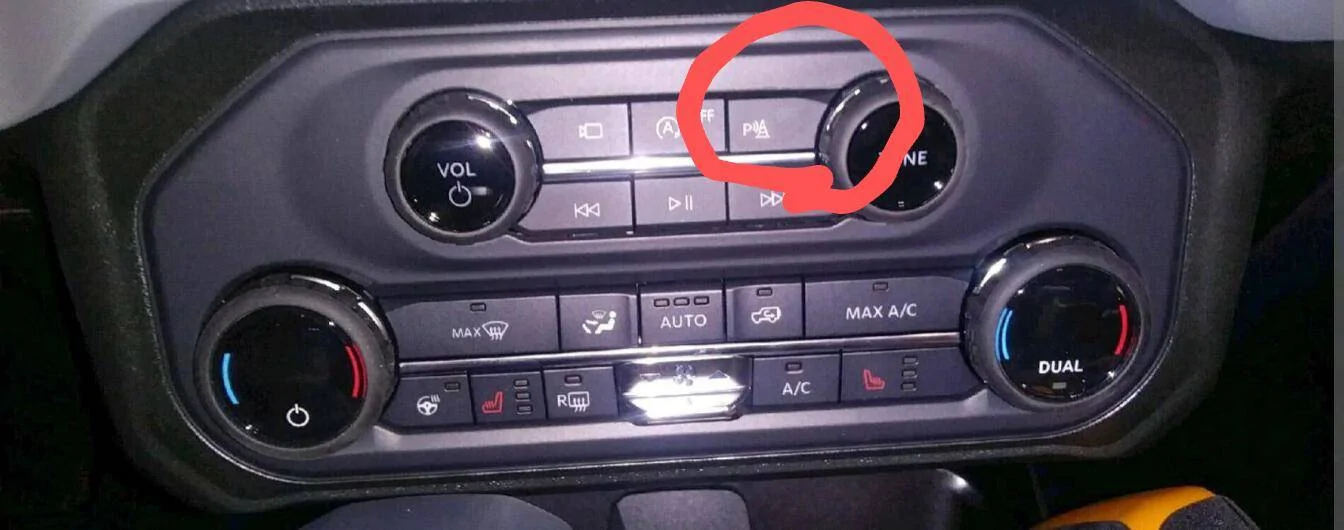 Ford Bronco Turn off park aids alarms? Screenshot_20250519-130626