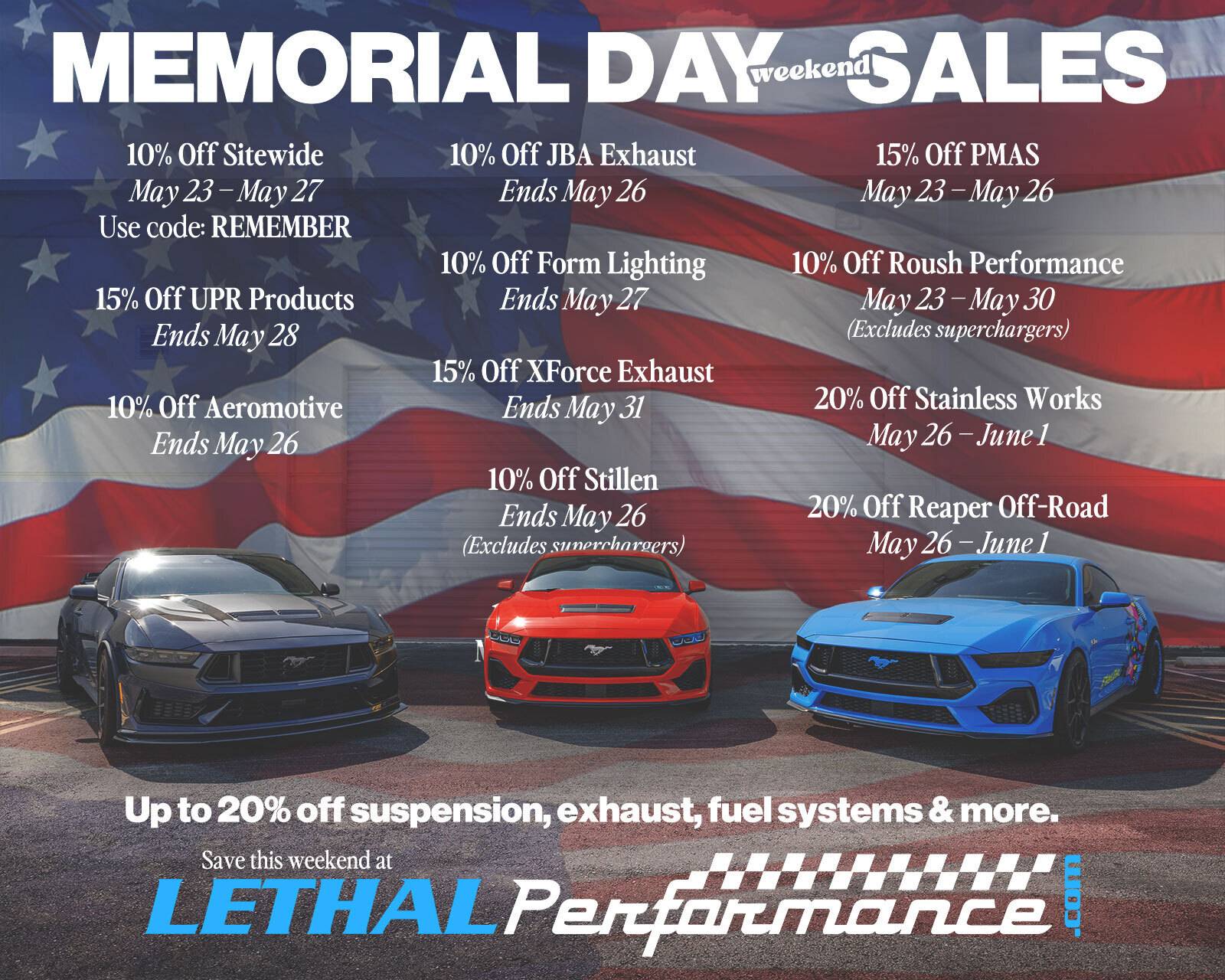 Ford Bronco Memorial Day Sales at Lethal Performance! memorialday_allsales (1)