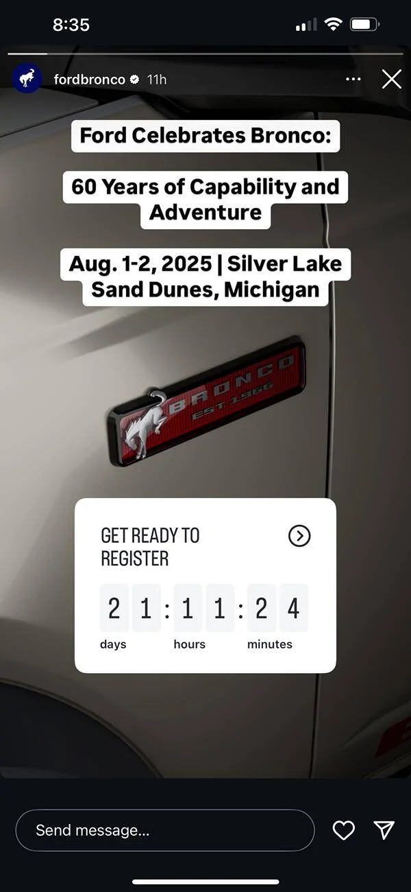 Ford Bronco 60th Year Anniversary Bronco Teaser from Ford IMG_6970