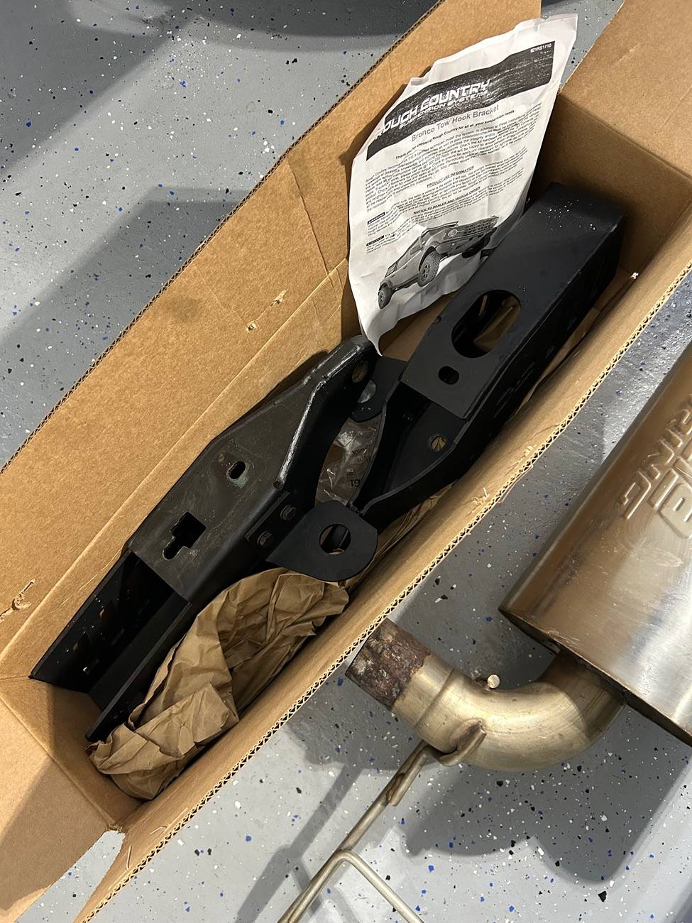 Ford Bronco Borla Touring Exhaust, JB4 Tuner, Tow Brackets, Shackles, lug nuts, door handle covers IMG_4936