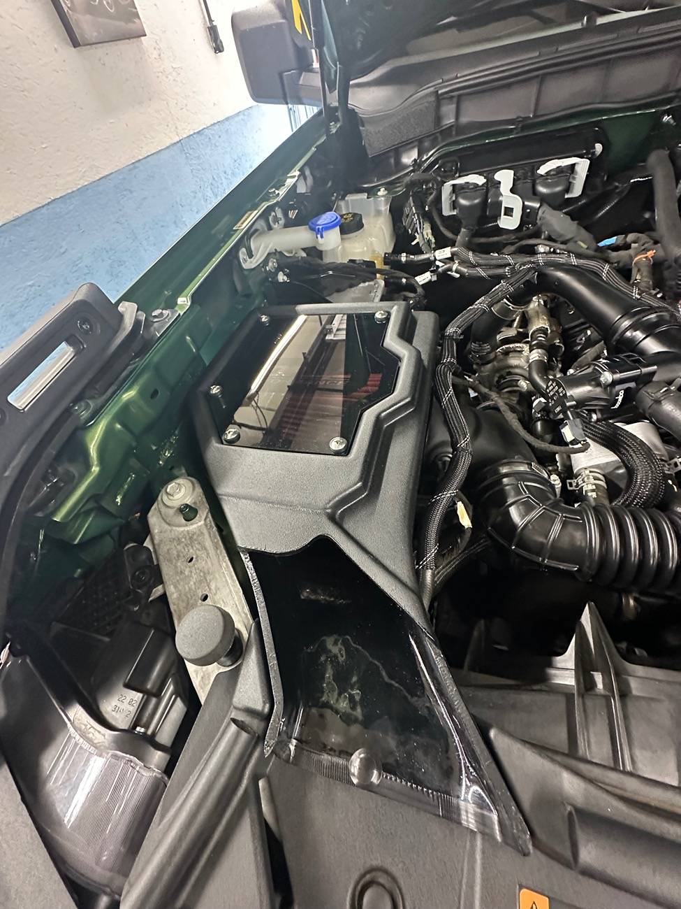 Ford Bronco Retro themed 2Door Eruption Green basequatch progress IMG_1811