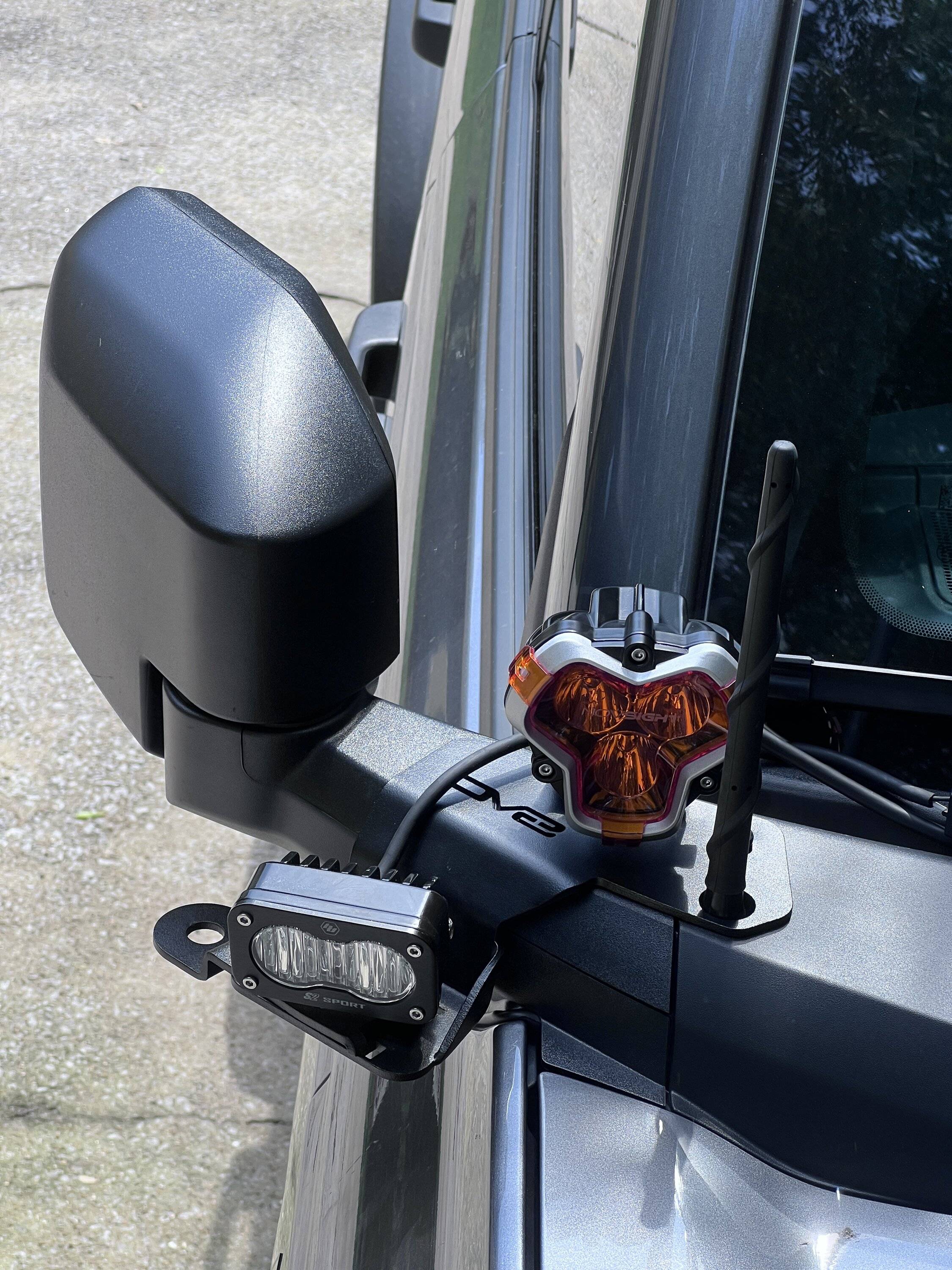 Ford Bronco Running the wiring for A-Pillar ditch lights 6D5094F1-0360-4F63-AAA6-6560077AFE0F