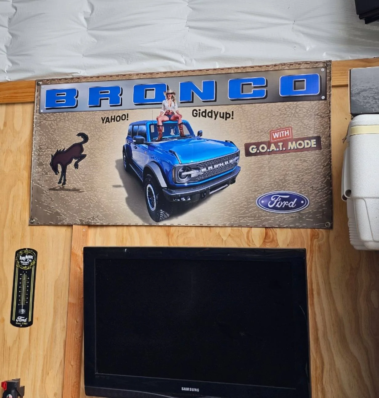 Ford Bronco New Shop Wall Art Bronco Poster