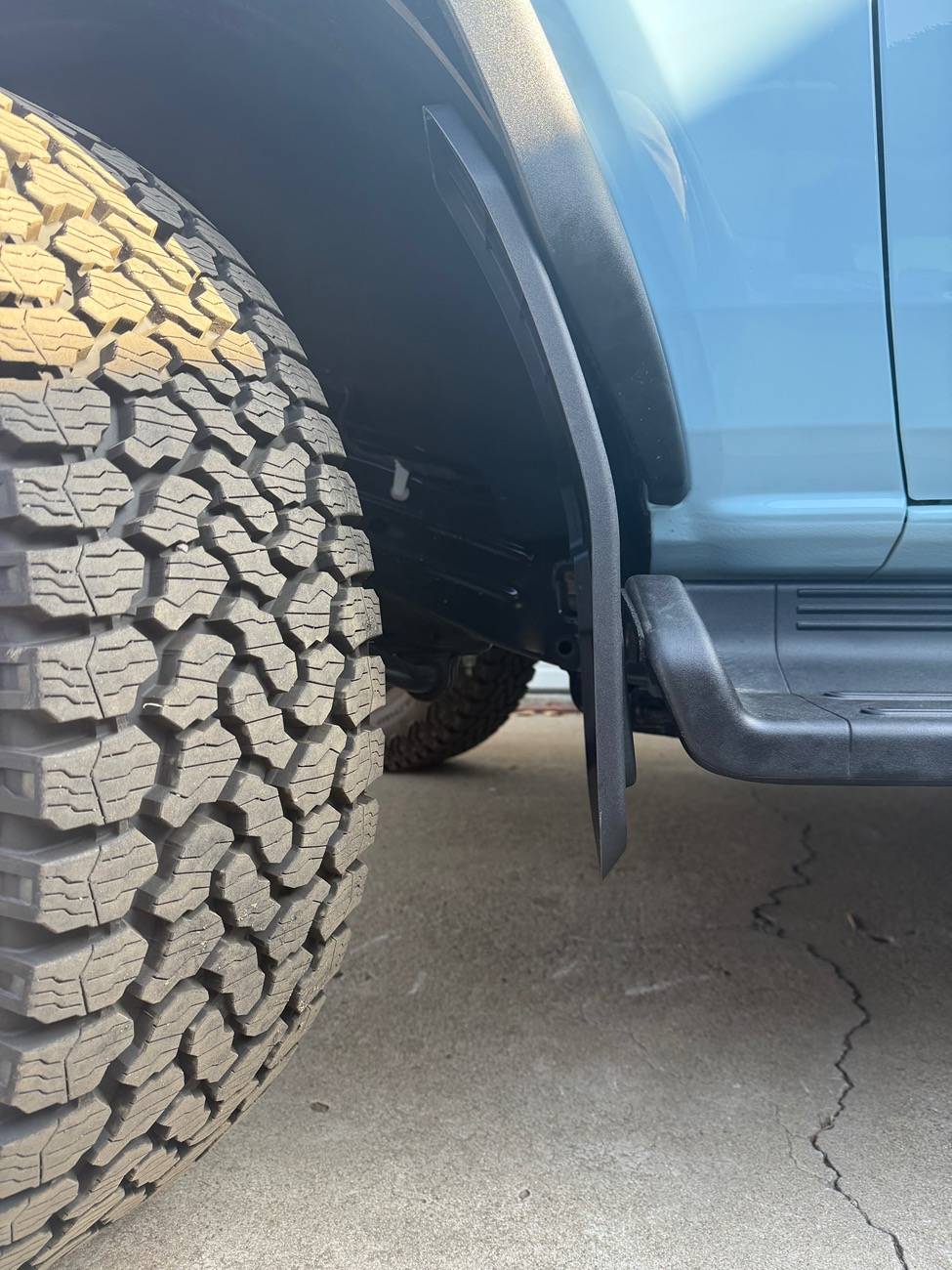 Ford Bronco 2025 Bronco Heritage 4 door mud flaps IMG_6408