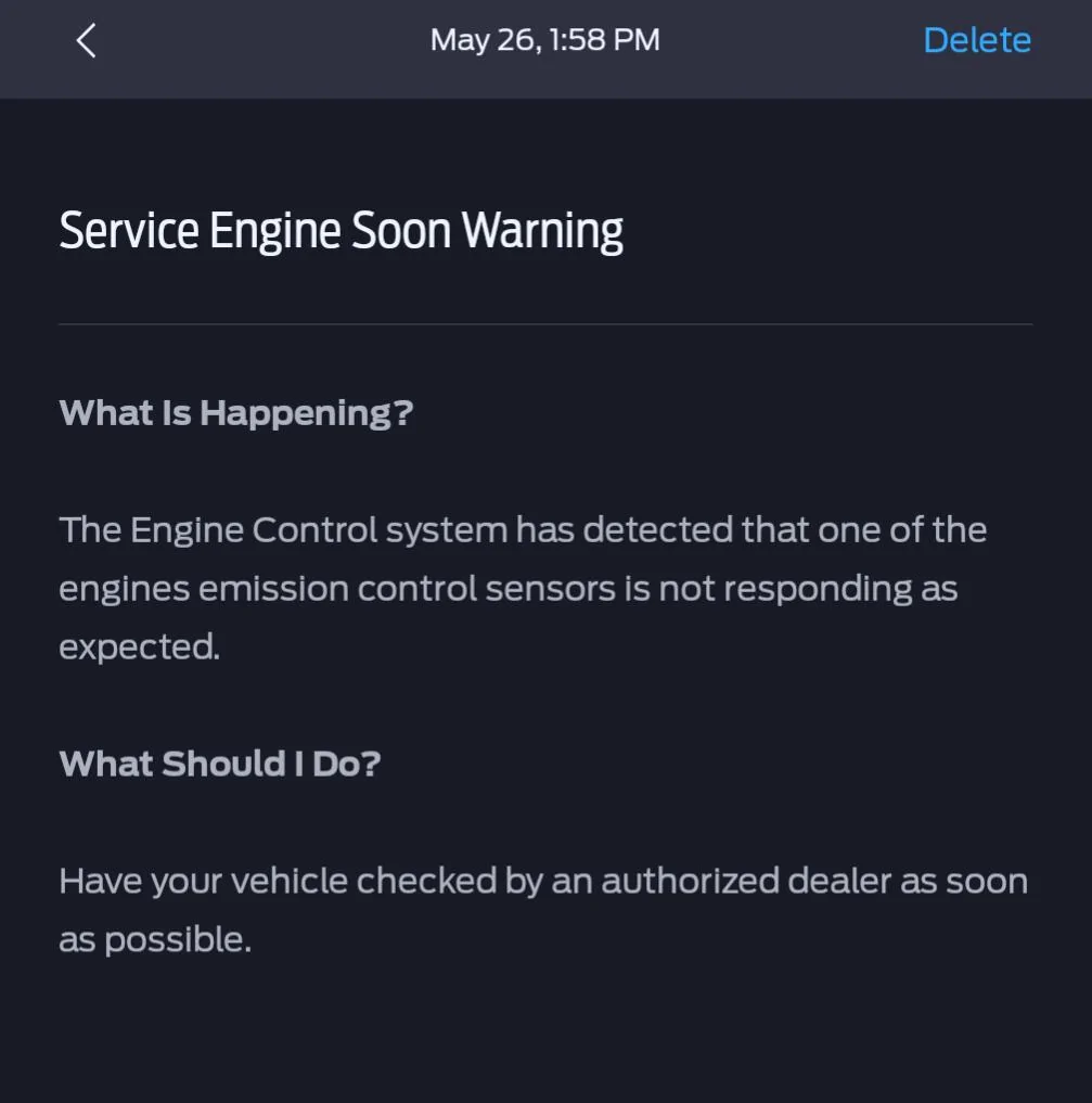 Ford Bronco Error codes when towing Screenshot_20250527-194814