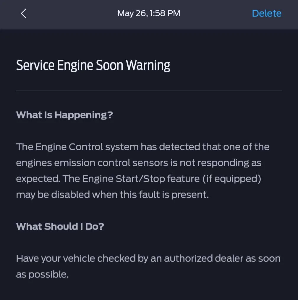 Ford Bronco Error codes when towing Screenshot_20250527-194835