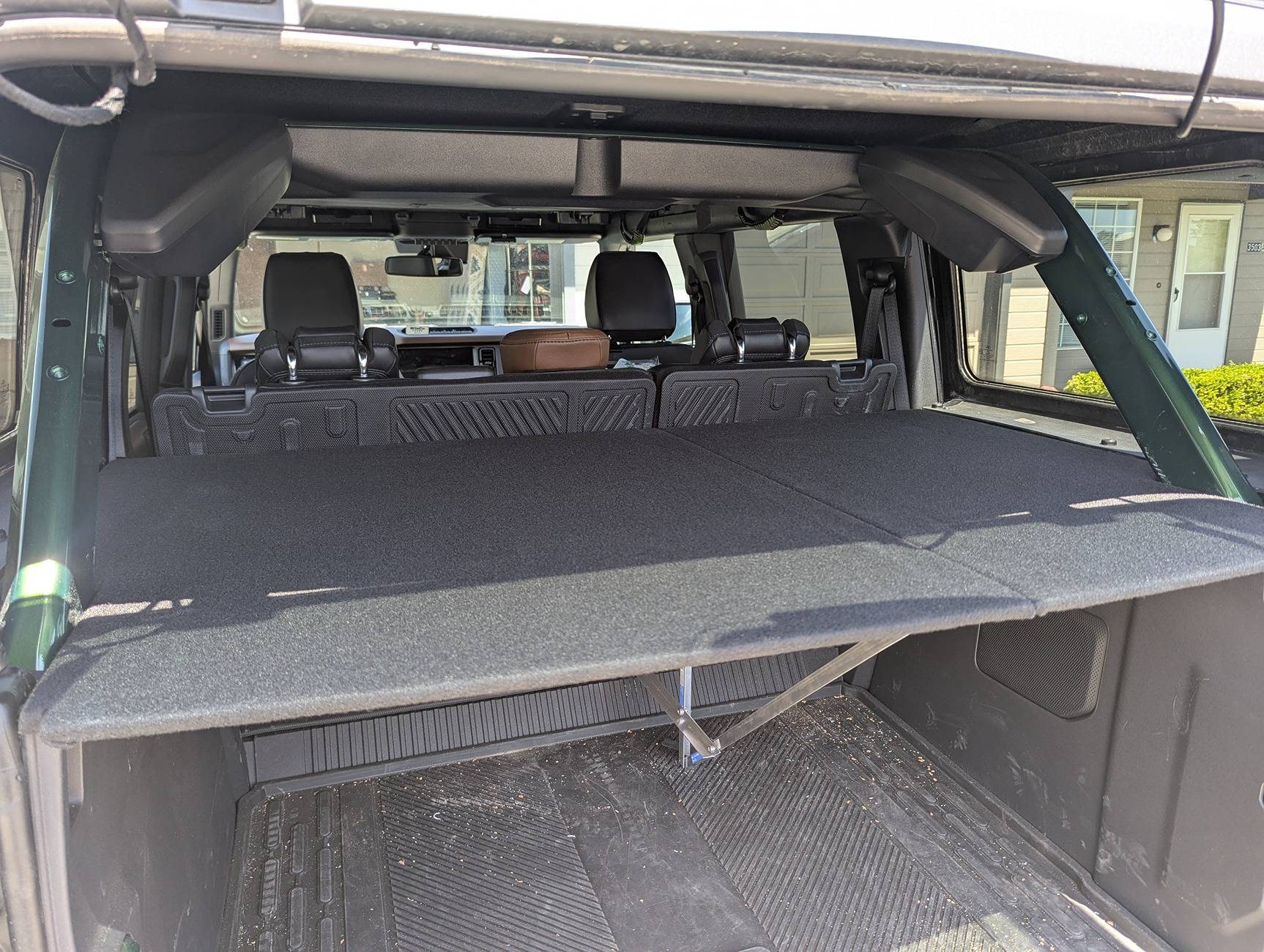 Ford Bronco DIY hard rear cargo cover 1000007821