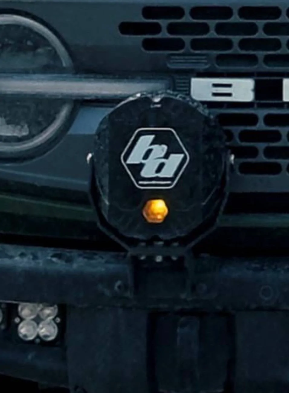 Ford Bronco Baja designs modular bumper mount IMG_6231