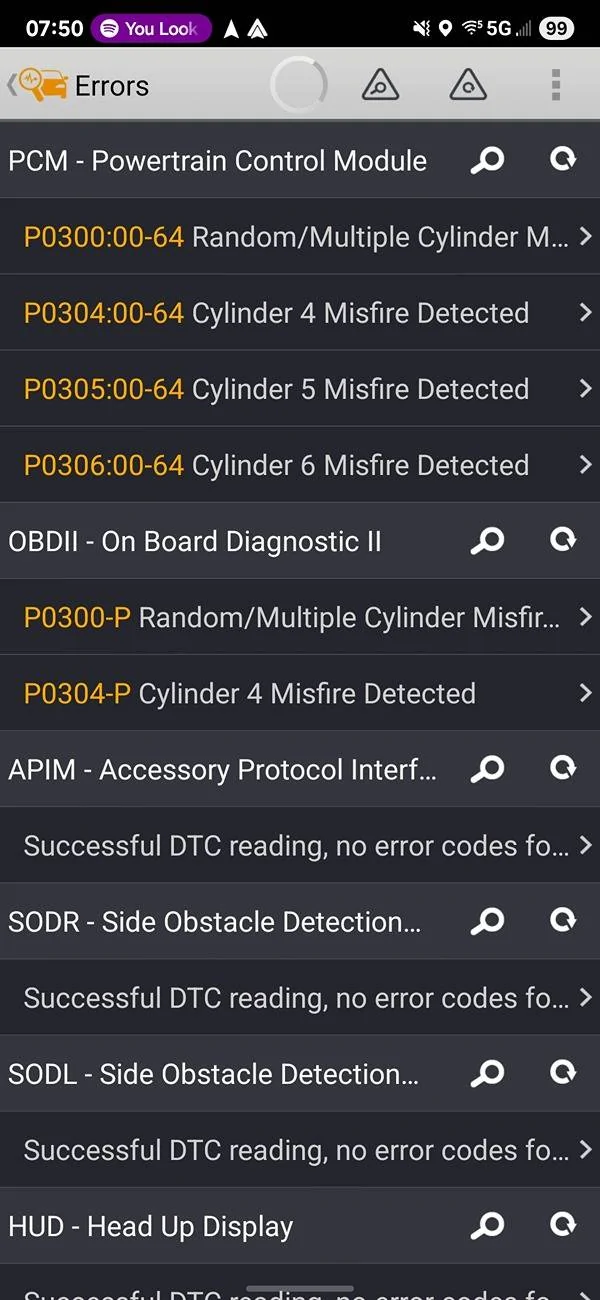 Ford Bronco Severe engine misfire reported Screenshot_20250528_075016_FORScan Lit