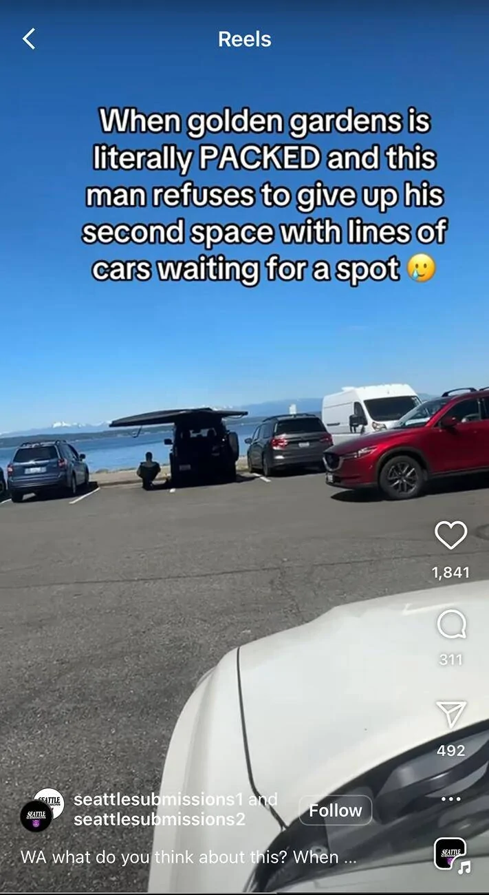 Ford Bronco One parking spot, two perspectives. 1748571864253-d9
