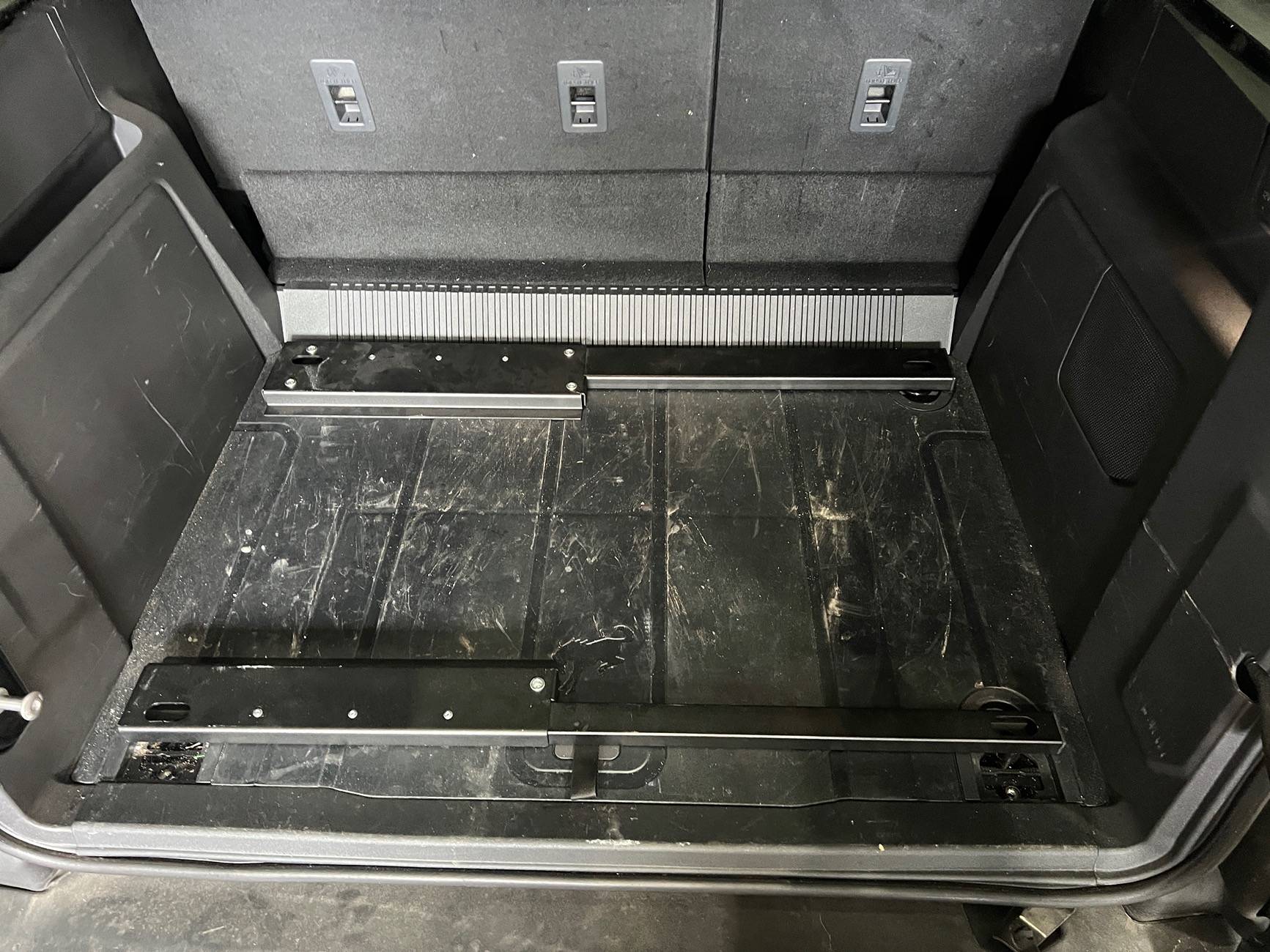 Ford Bronco Fridge slide and cargo drawer installed IMG_7755