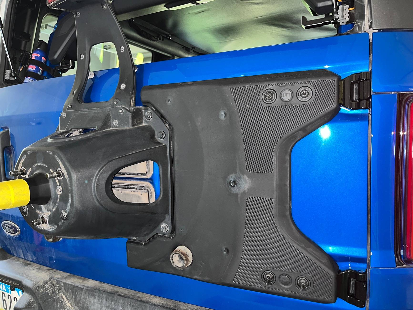 Ford Bronco Spare tire mount reinforcement kit now available from Ford Performance Parts IMG_2948