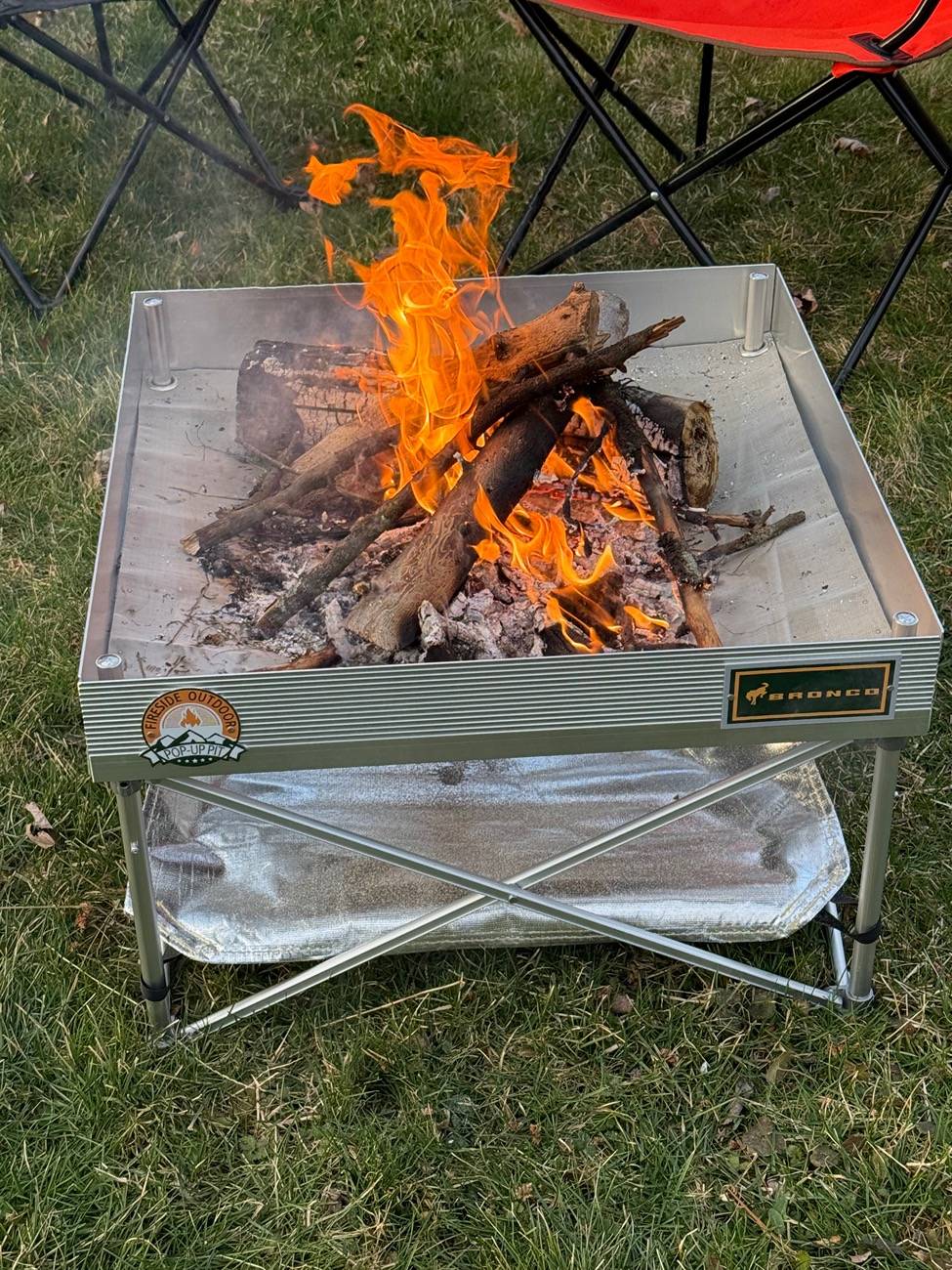 Ford Bronco Bronco branded firepit is surprisingly nice IMG_3467