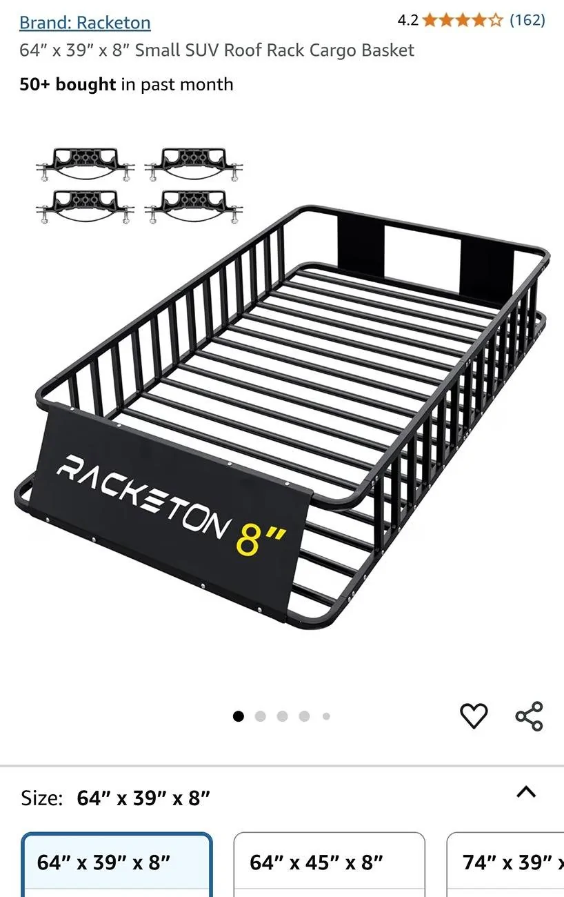 Ford Bronco Roof Cargo basket ? Screenshot_20250602_121014_Amazon Shopping