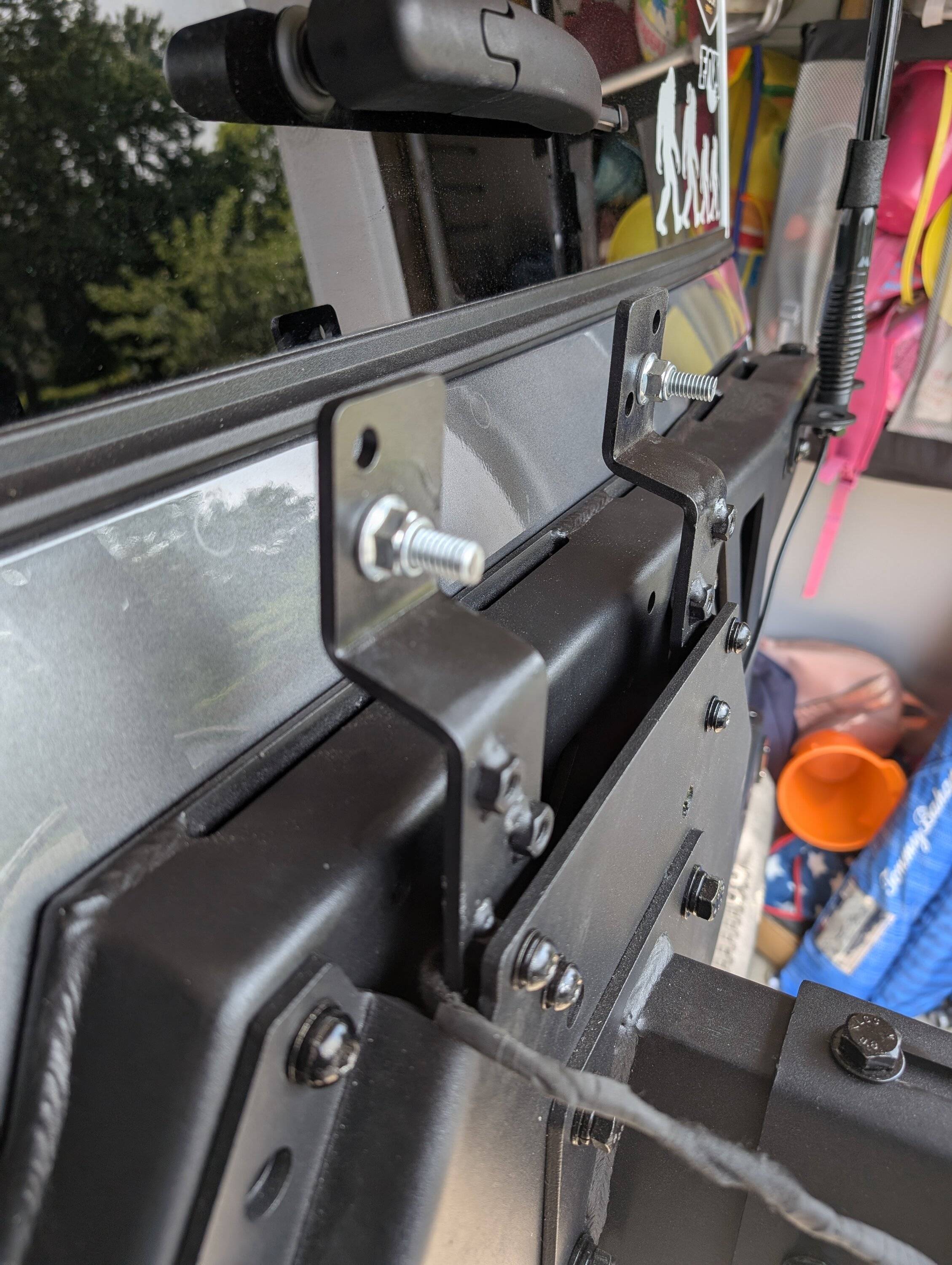 Ford Bronco Custom HI-LIFT mount with TOR tailgate (WIP) PXL_20250602_194358860