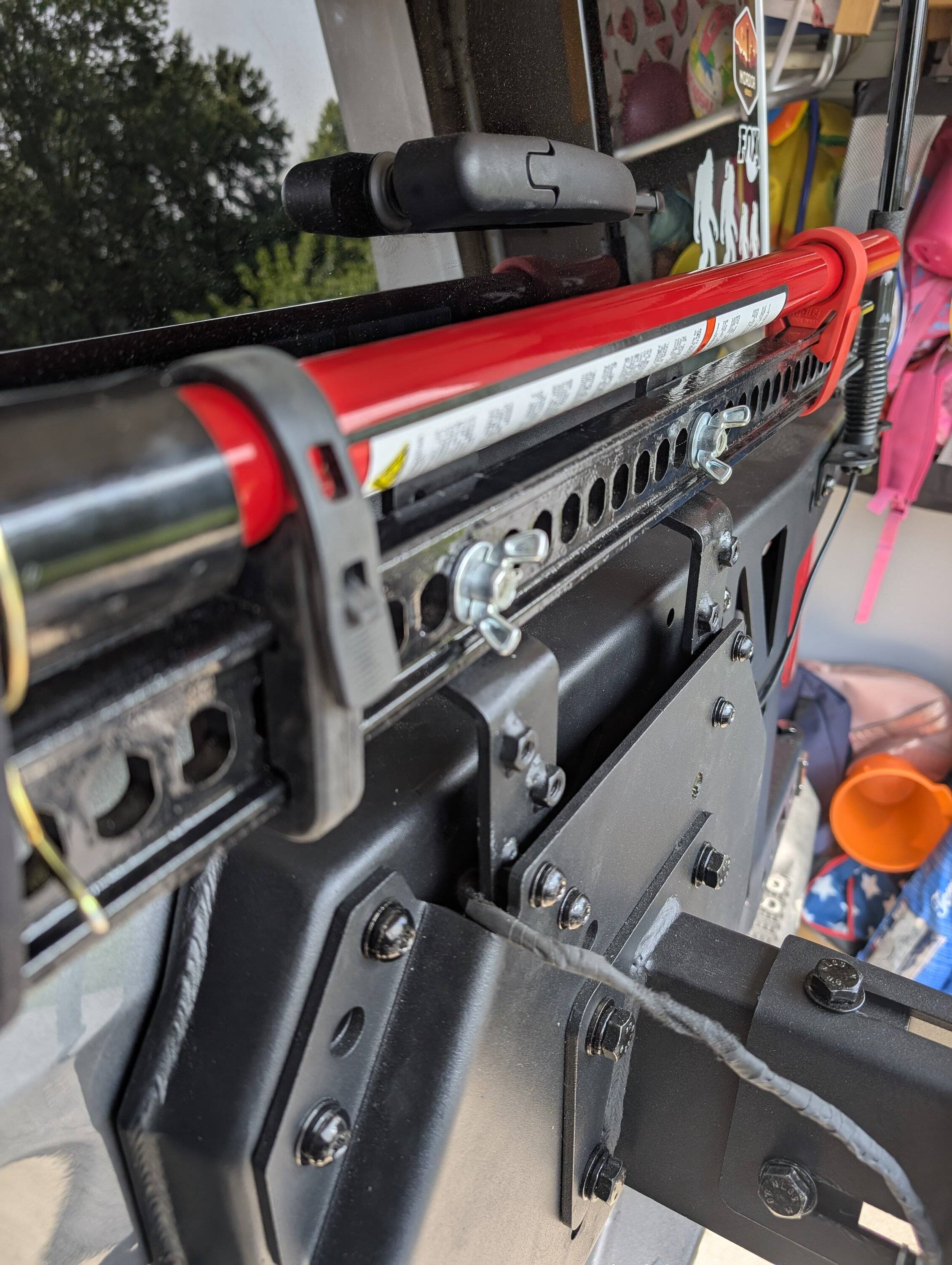 Ford Bronco Custom HI-LIFT mount with TOR tailgate (WIP) PXL_20250602_194612121