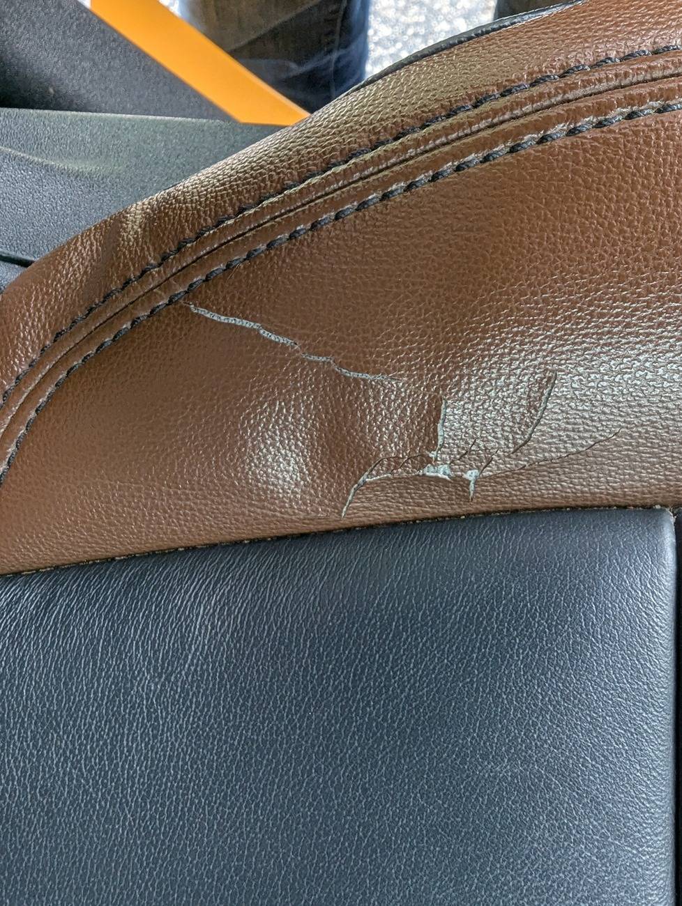 Ford Bronco Driver seat cracking - 2022 Ford OBX PXL_20250515_171215516