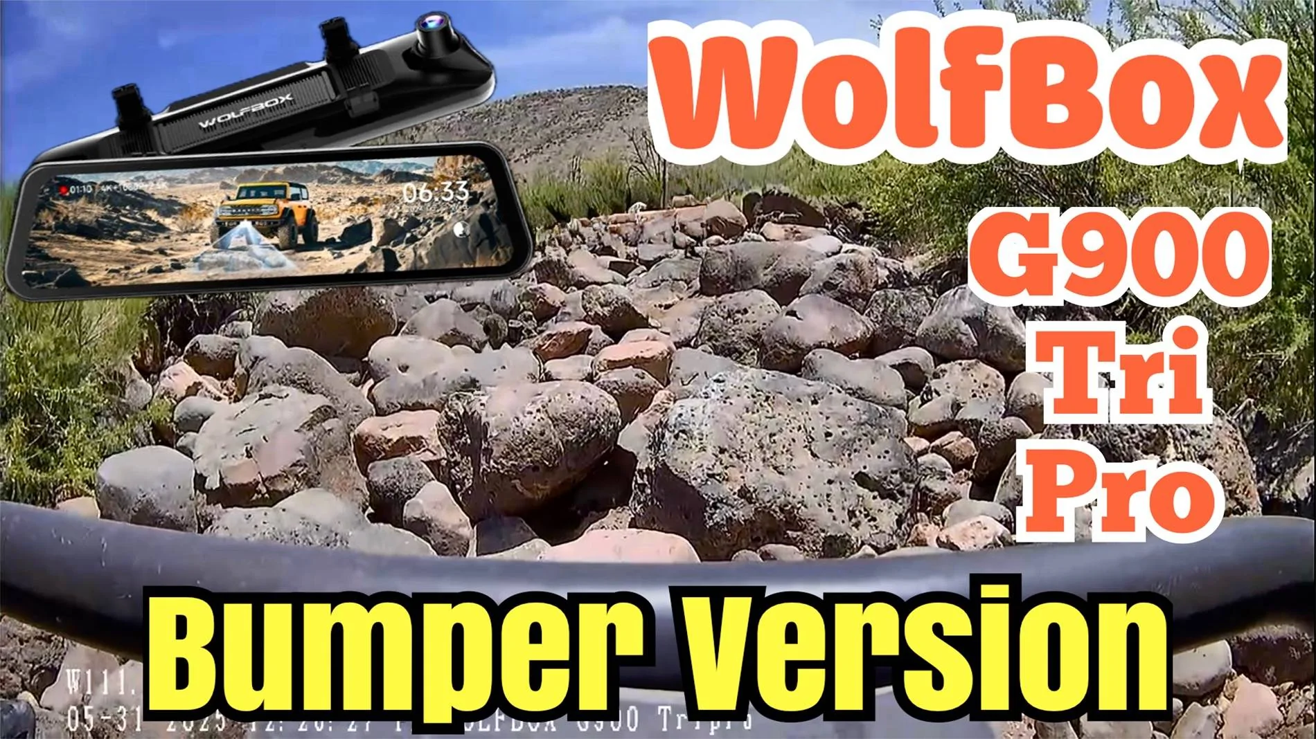 Ford Bronco Wolfbox G900 TriPro BUMPER version install/review IMG_9825