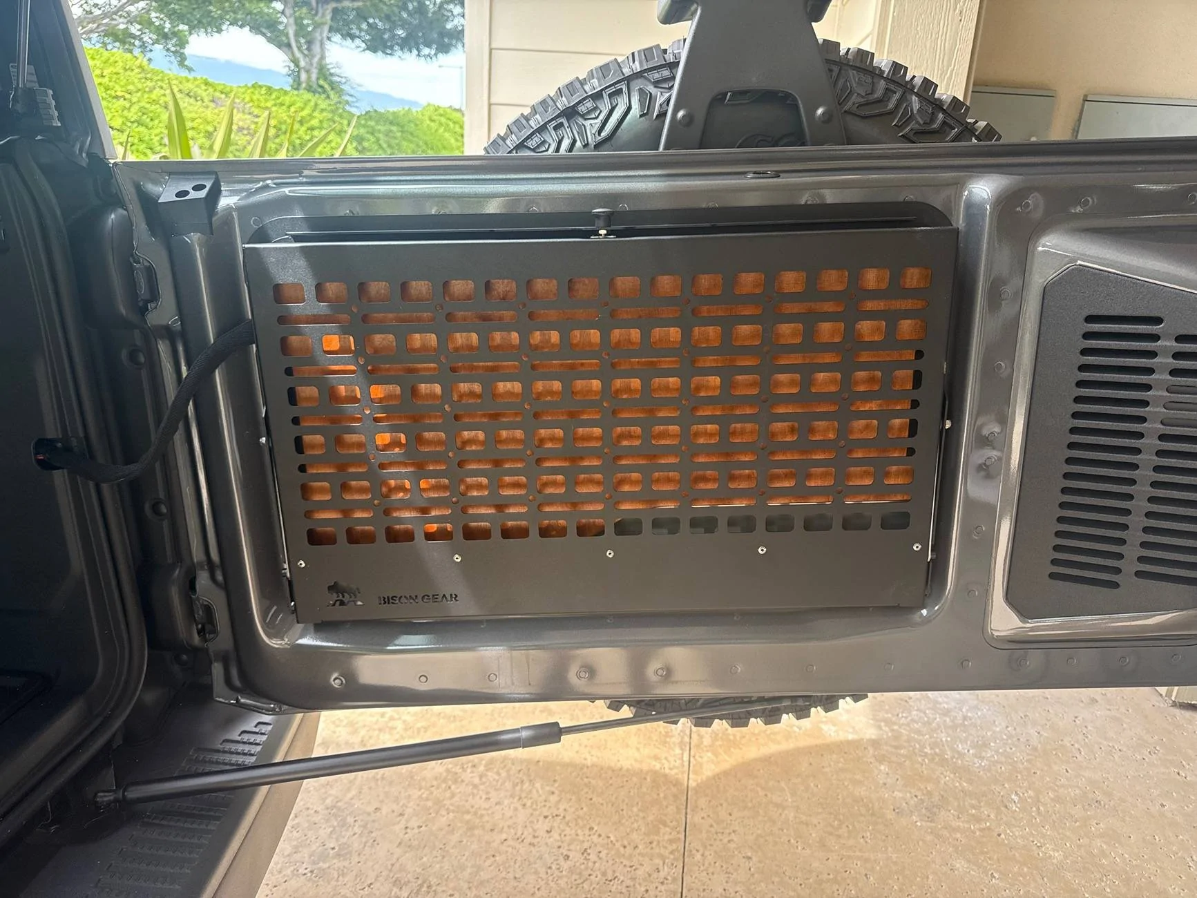 Ford Bronco Bison Gear tailgate table IMG_6011