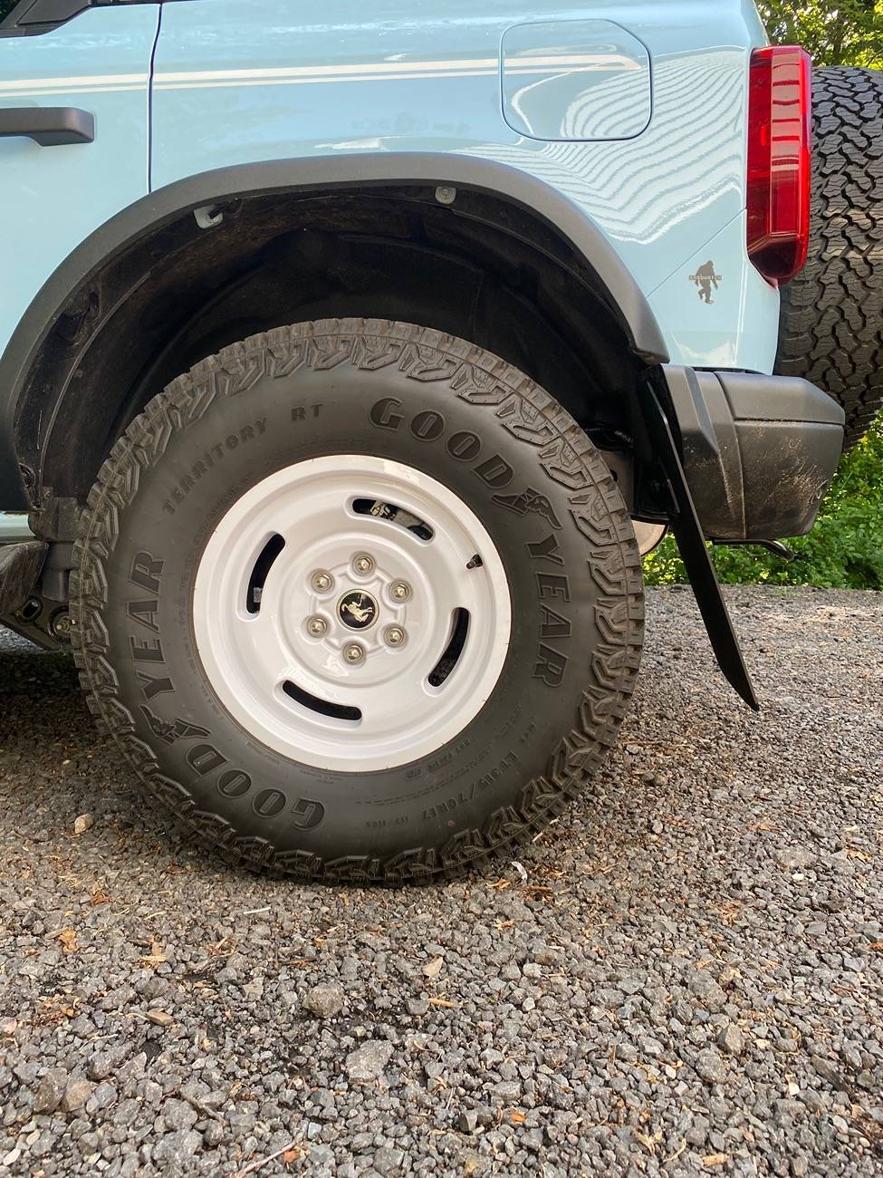 Ford Bronco RokBlokz rear flaps installation. IMG_2111