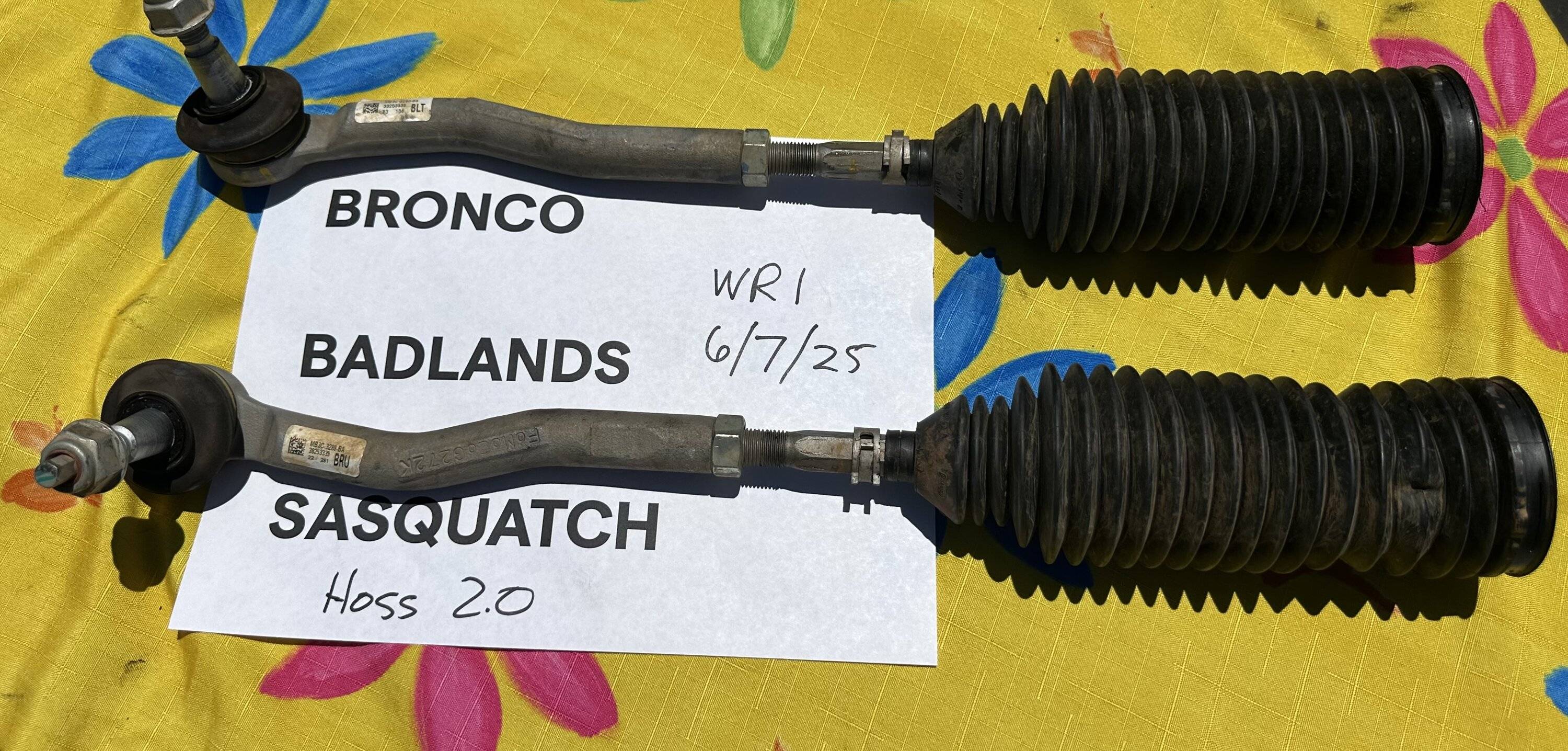 Ford Bronco Hoss 2.0 Factory Tie Rods IMG_8098