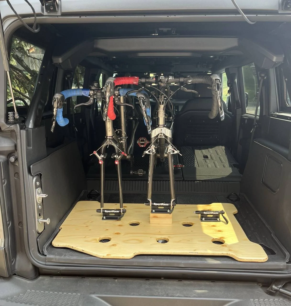 Ford Bronco Interior Bike Storage IMG_8668 Larg