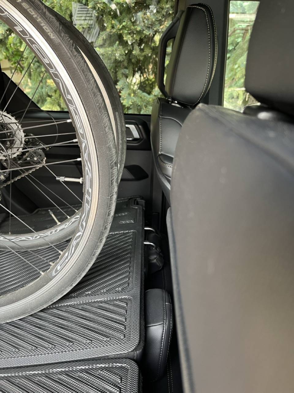 Ford Bronco Interior Bike Storage IMG_8666 Lar