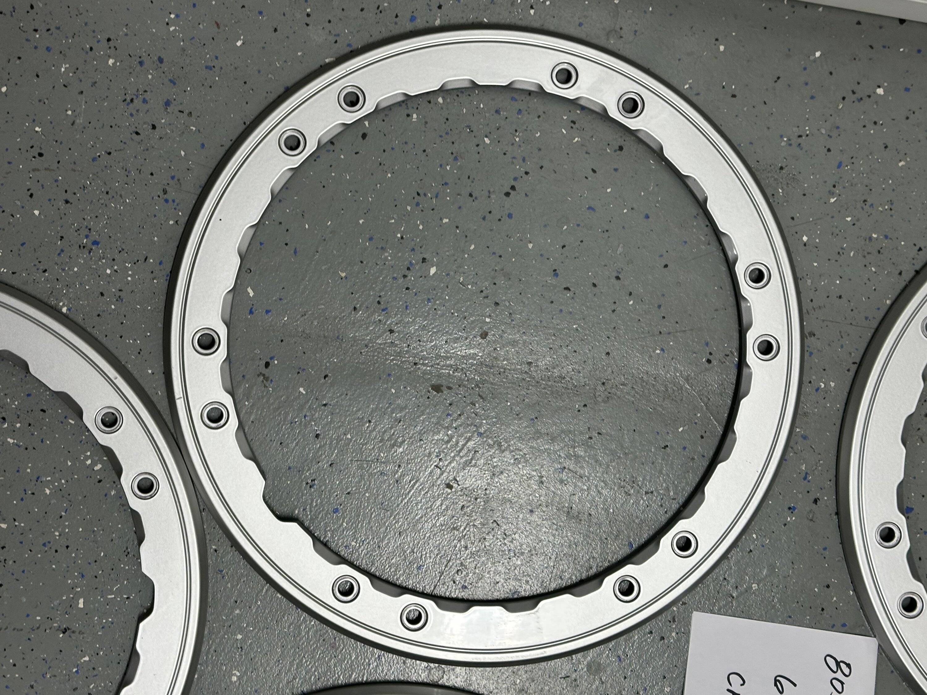 Ford Bronco Bronco 17” Silver replacement Beadlock capable Rings SOLD IMG_8570