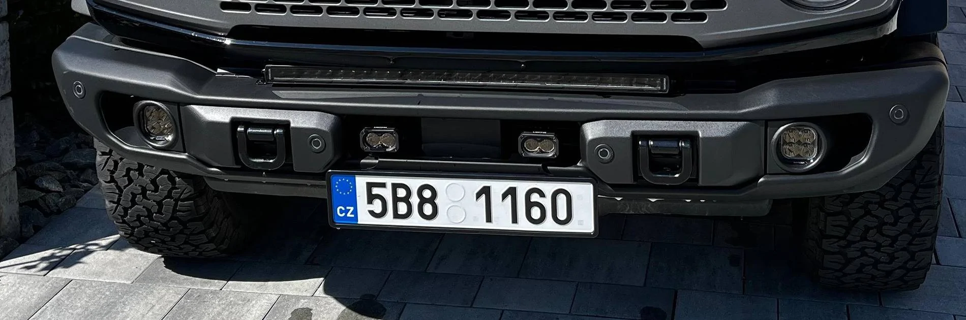 Ford Bronco Capable Bumper Foglight mount Martin's Bronco I -