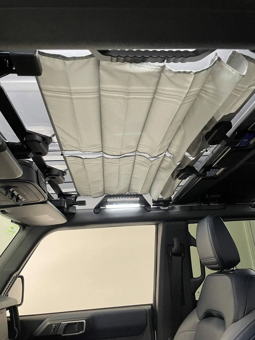 Ford Bronco Sunshade for PUTCO ELEMENT SKY VIEW Top IMG_6824 resized