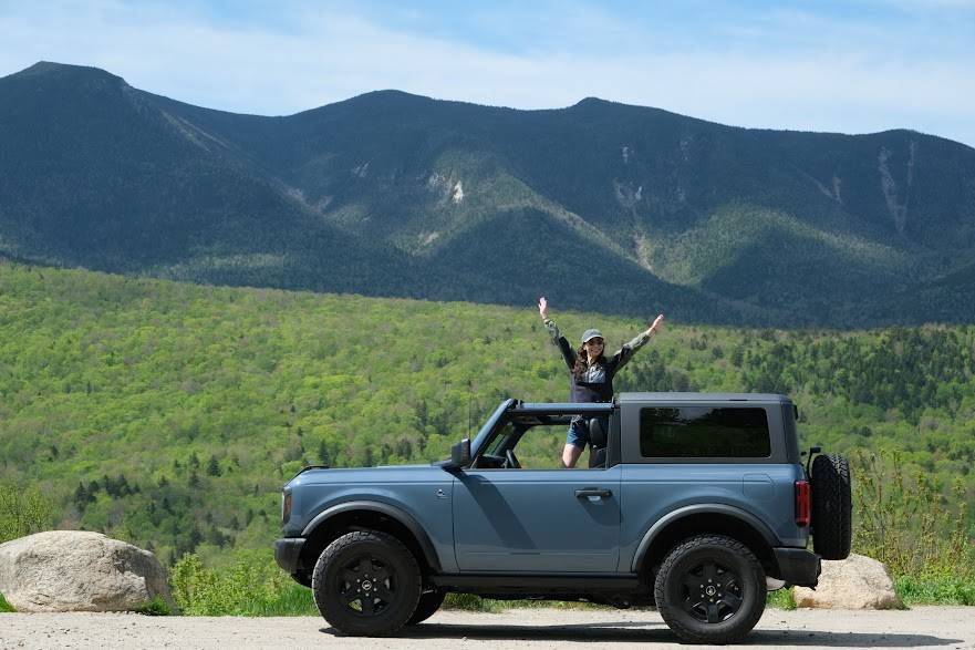 Ford Bronco 1st big trip in new stock Bronco - White Mountains NH DSCF6278