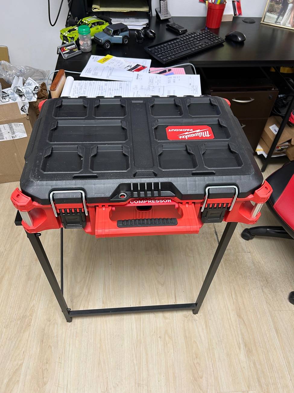 Ford Bronco Portable ARB Air Compressor solution in Milwaukee Packout IMG_2248