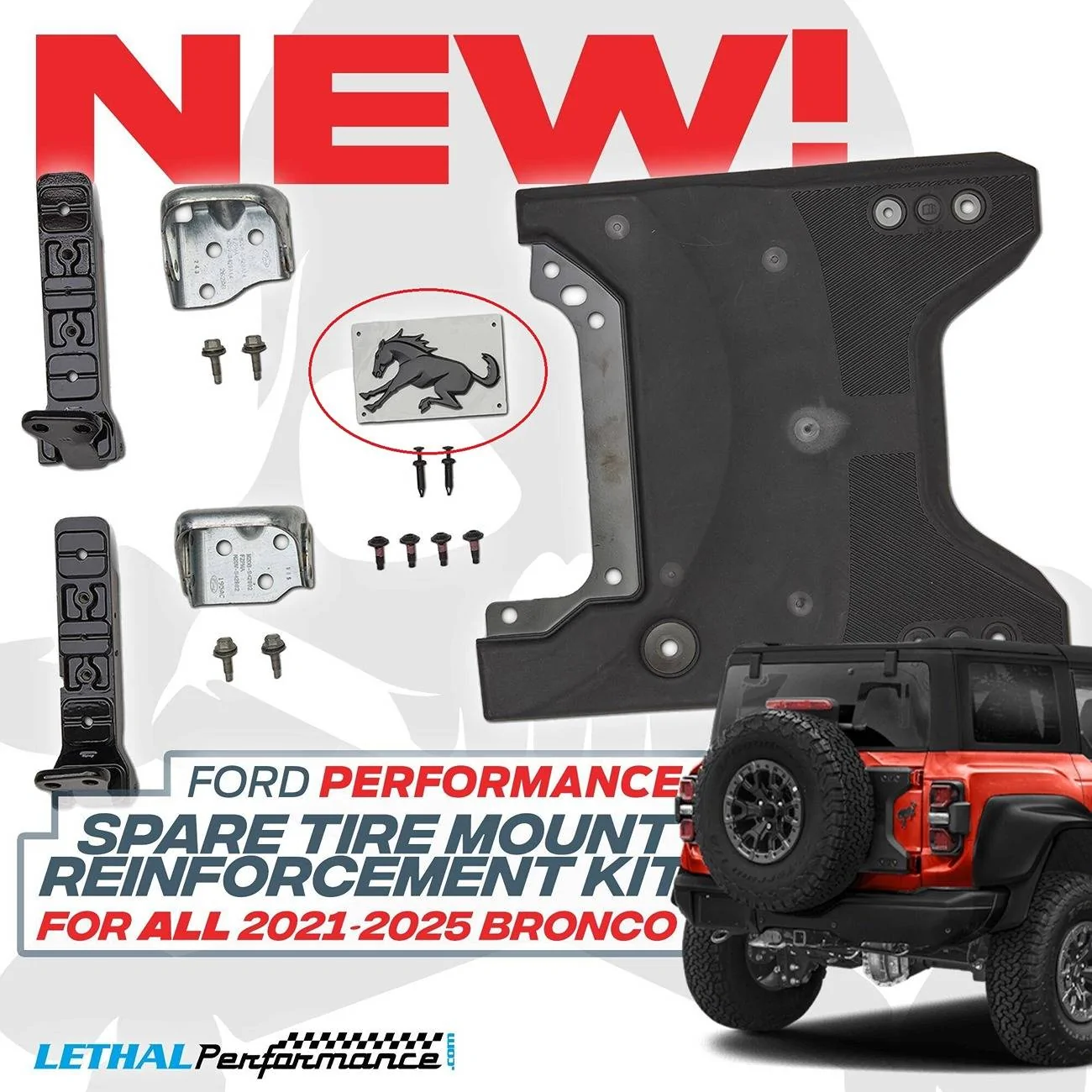 Ford Bronco All NEW Tailgate Reinforcement Kit for Bronco's here at Lethal Performance!! fp reinforce bronco