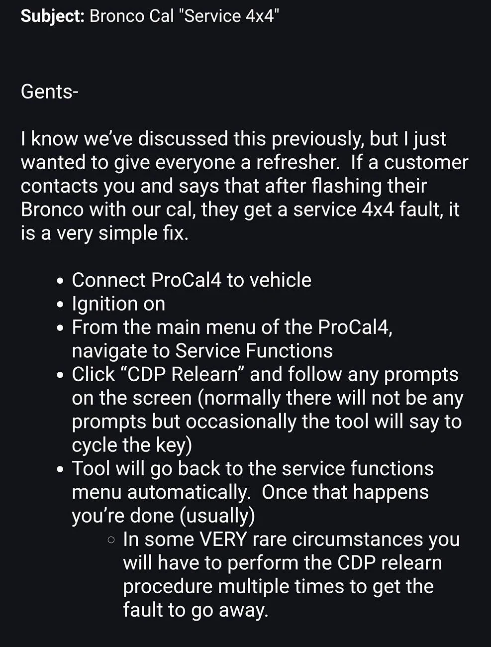 Ford Bronco Check 4x4 Service Engine Soon??? Screenshot_20250617_121052_Gmail