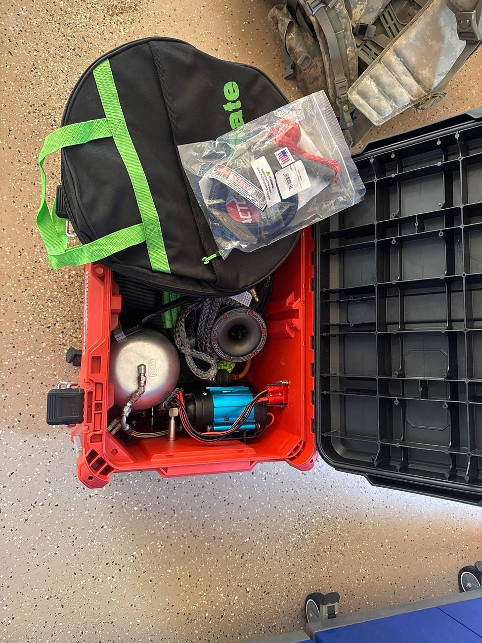 Ford Bronco Portable ARB Air Compressor solution in Milwaukee Packout image