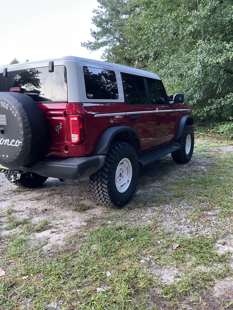 Ford Bronco No more lame Goodyears!  Nitto Trail Grappler tires installed IMG_0530