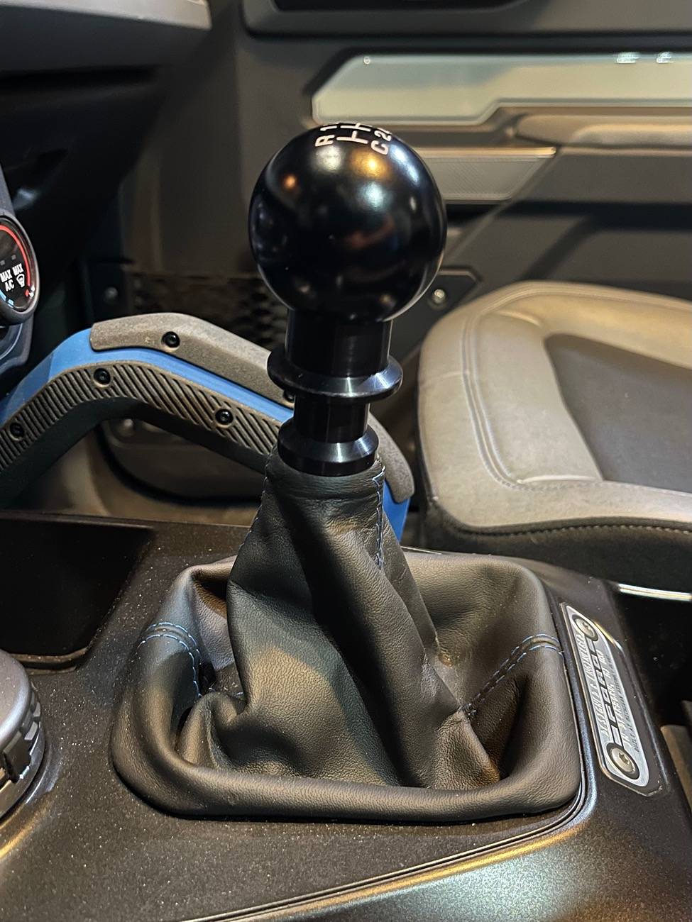 Ford Bronco 7 MT Reverse Lockout Lever IMG_4935