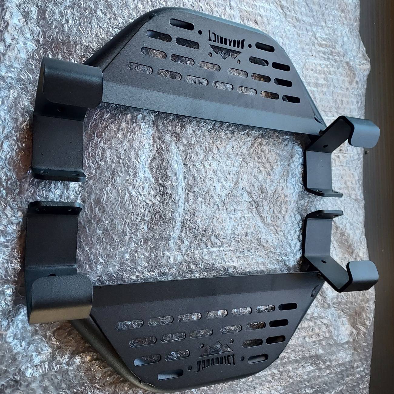 Ford Bronco Steps that bolt onto rock rails 20250612_151737